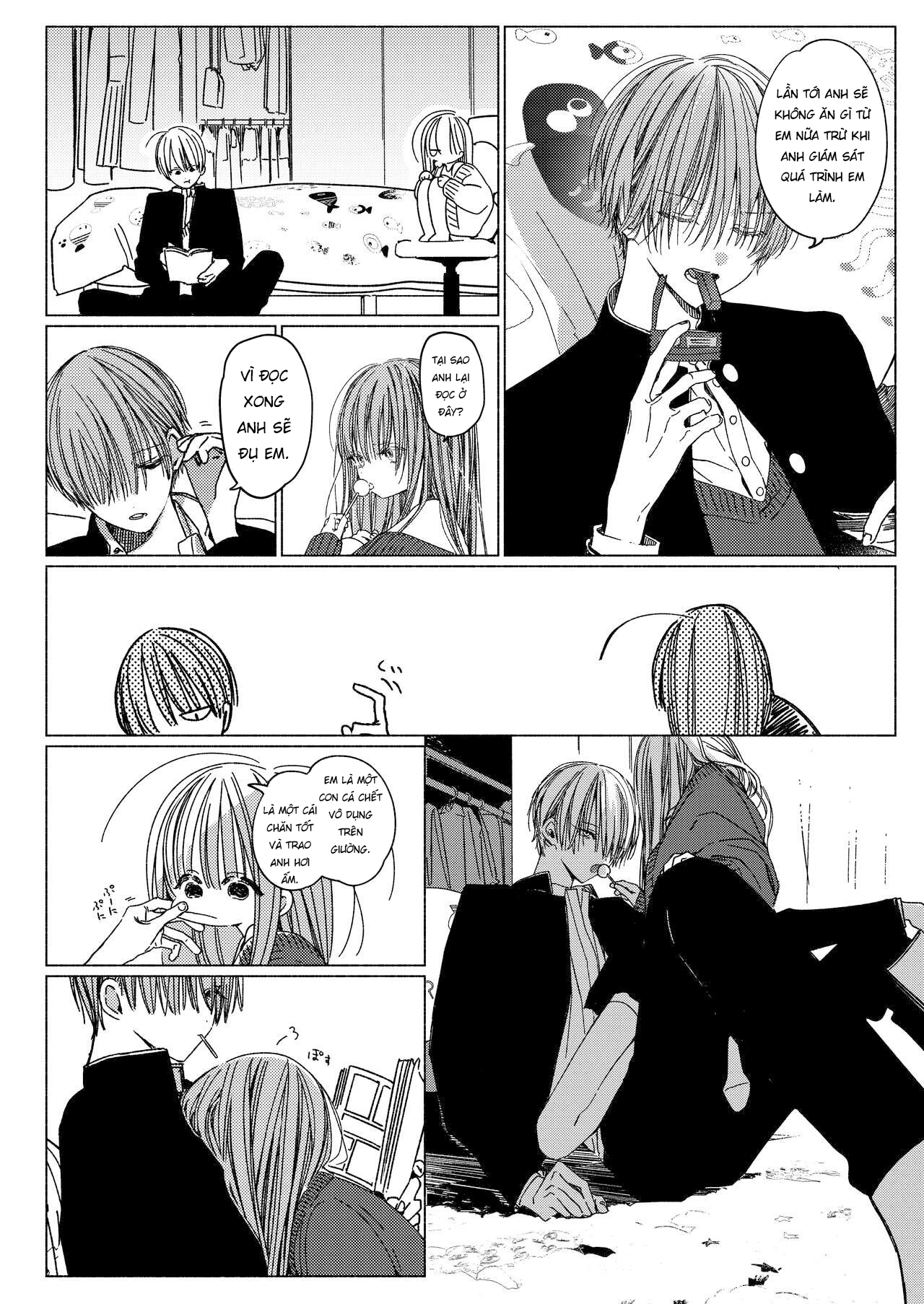 Đọc truyện hentai Hãy ở cùng nhau, ăn đồ ngọt và quan hệ tình dục. - Oneshot