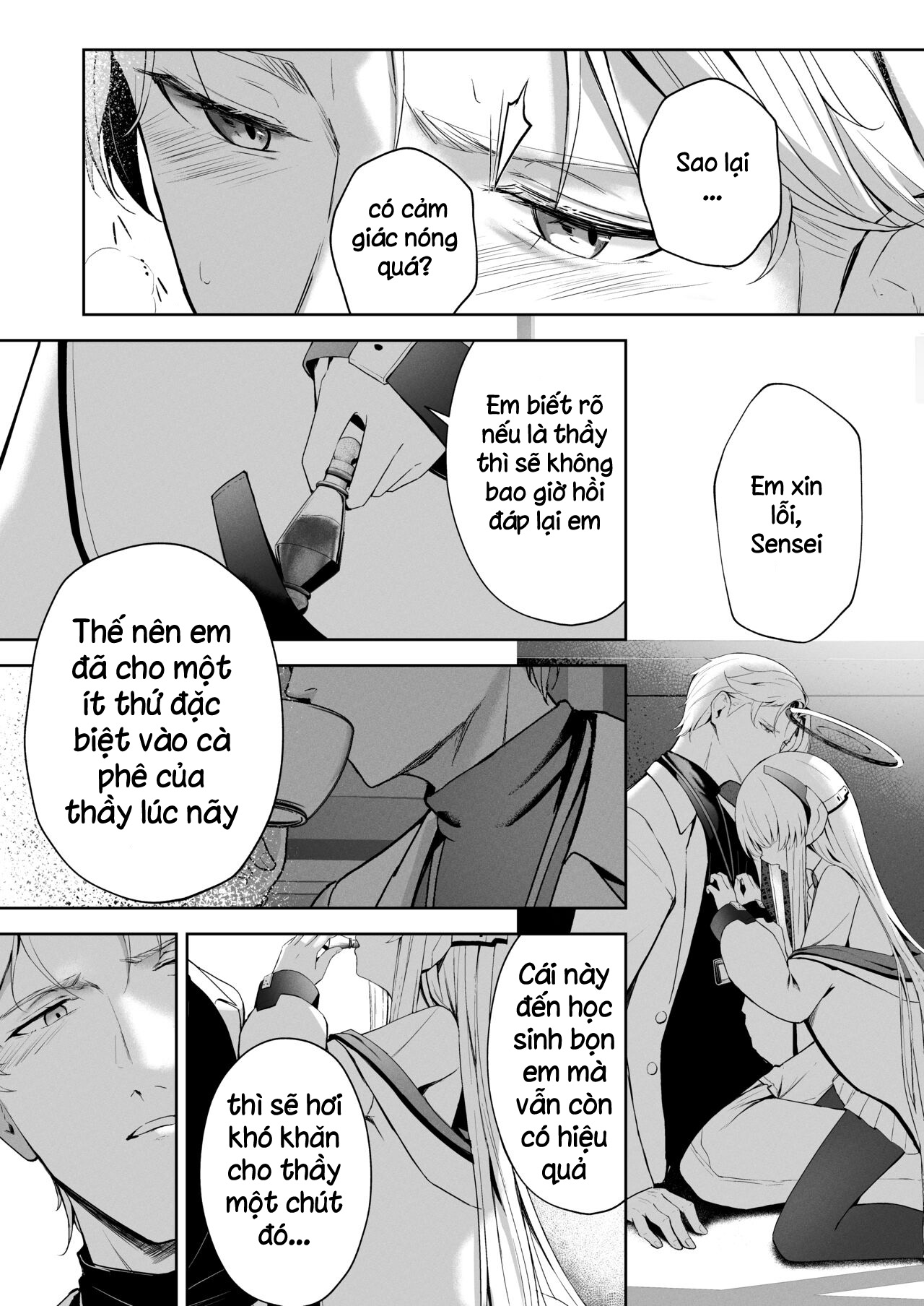 Đọc truyện hentai Noa nhận thấy Yuuka và Sensei ngày càng thân thiết - Oneshot