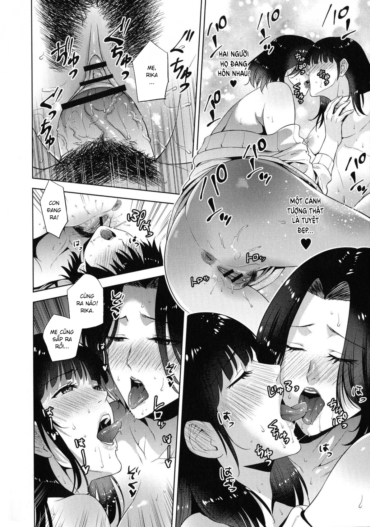 Đọc truyện hentai Ngày mà tôi hoà làm một với mẹ - Chap 3
