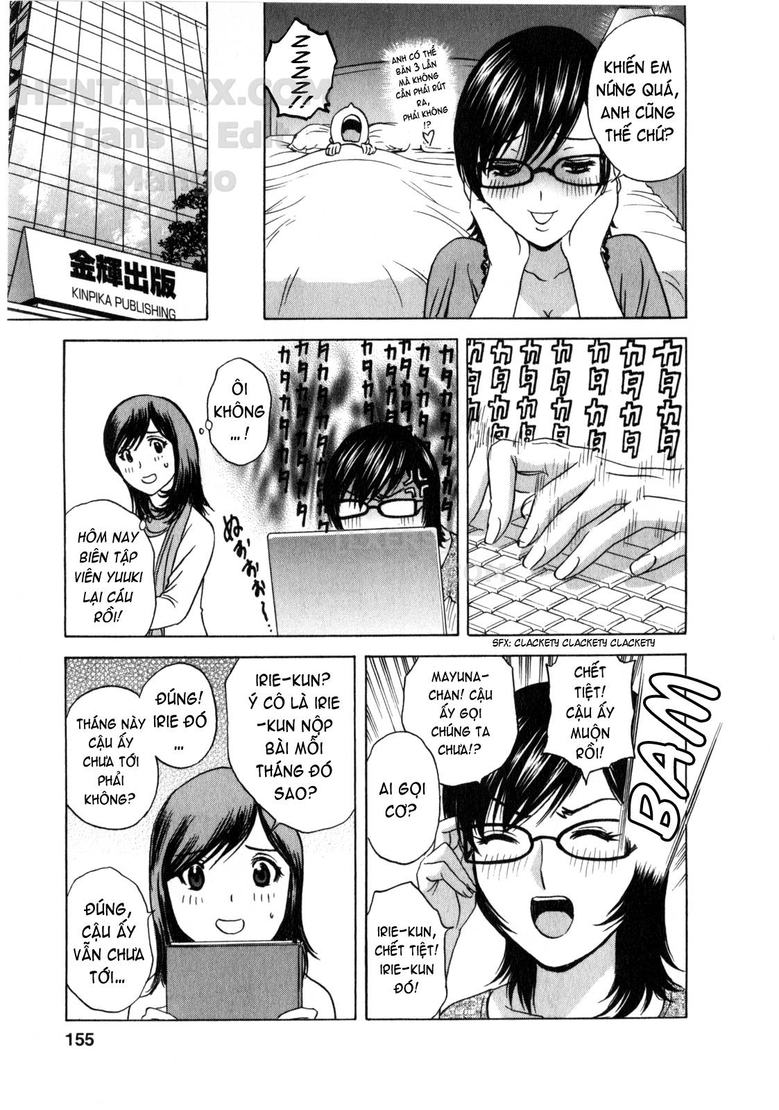 Đọc truyện hentai Life With Married Women Just Like A Manga - Chap 9