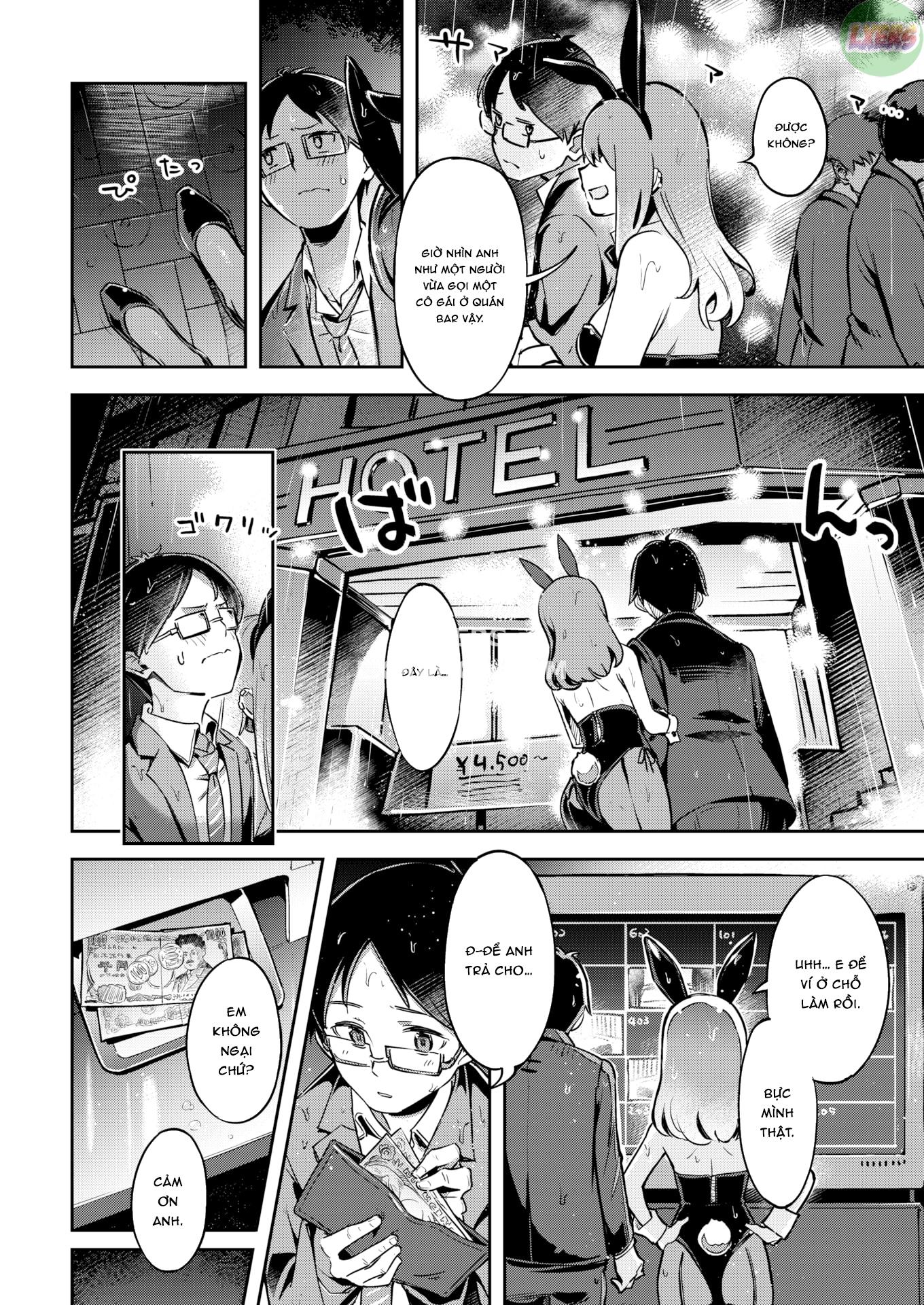 Đọc truyện hentai Thỏ Yasagure Usagi , mưa và tôi - Oneshot