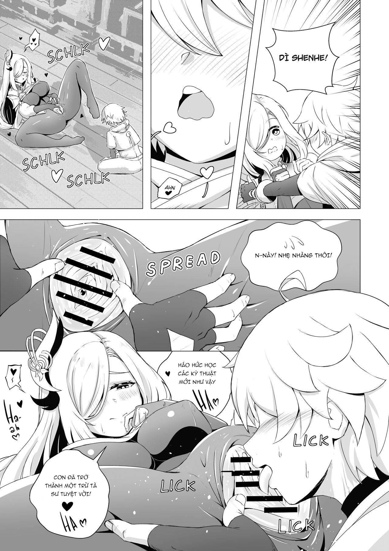 Đọc truyện hentai Shenhe Dạy Trừ Tà - Oneshot