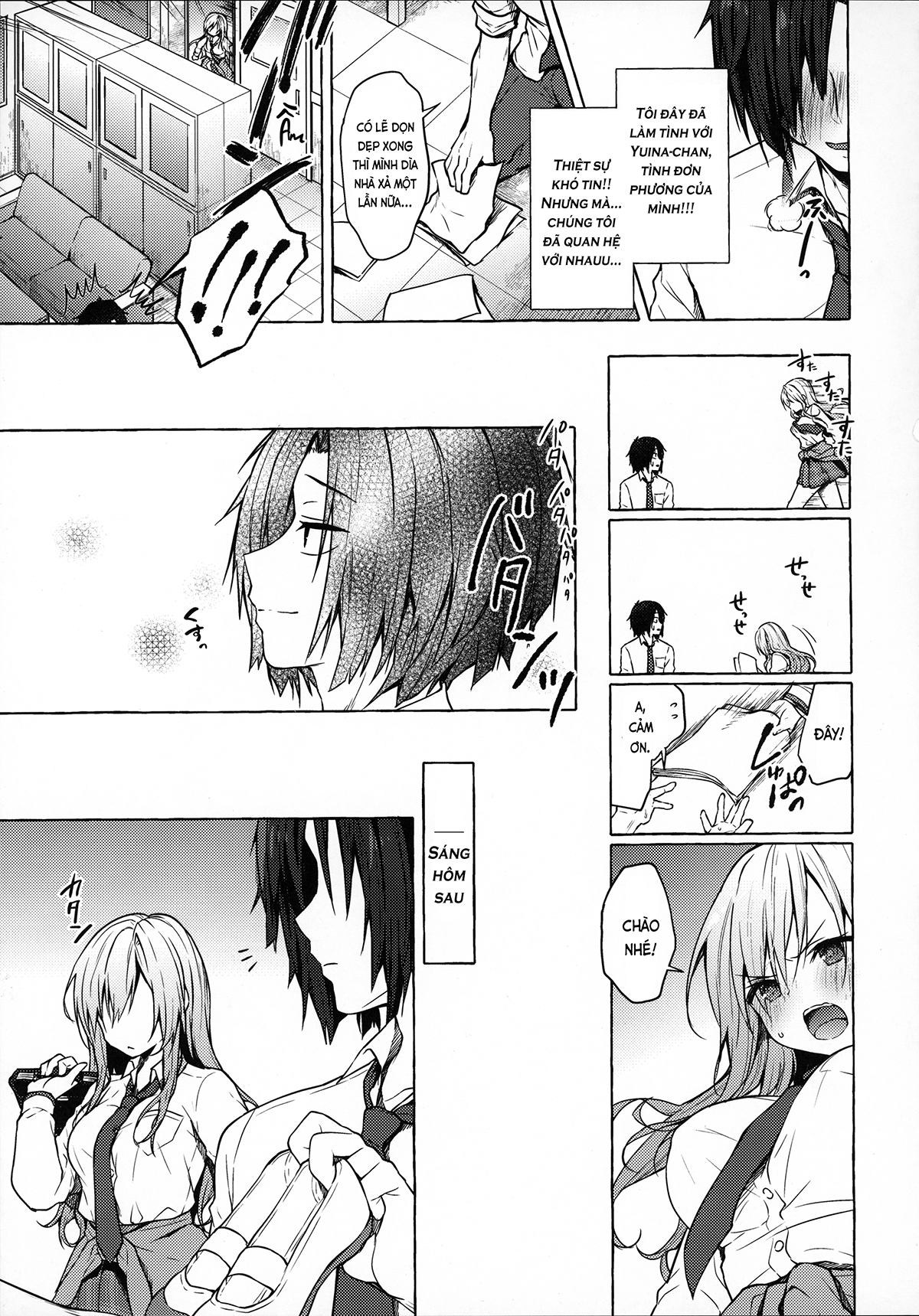 Đọc truyện hentai Ấy cùng gái lai Tây, Yuina-chan♡ (nguyên tác) - 01. Tình đơn phương đỏ mặt vì tôi!?