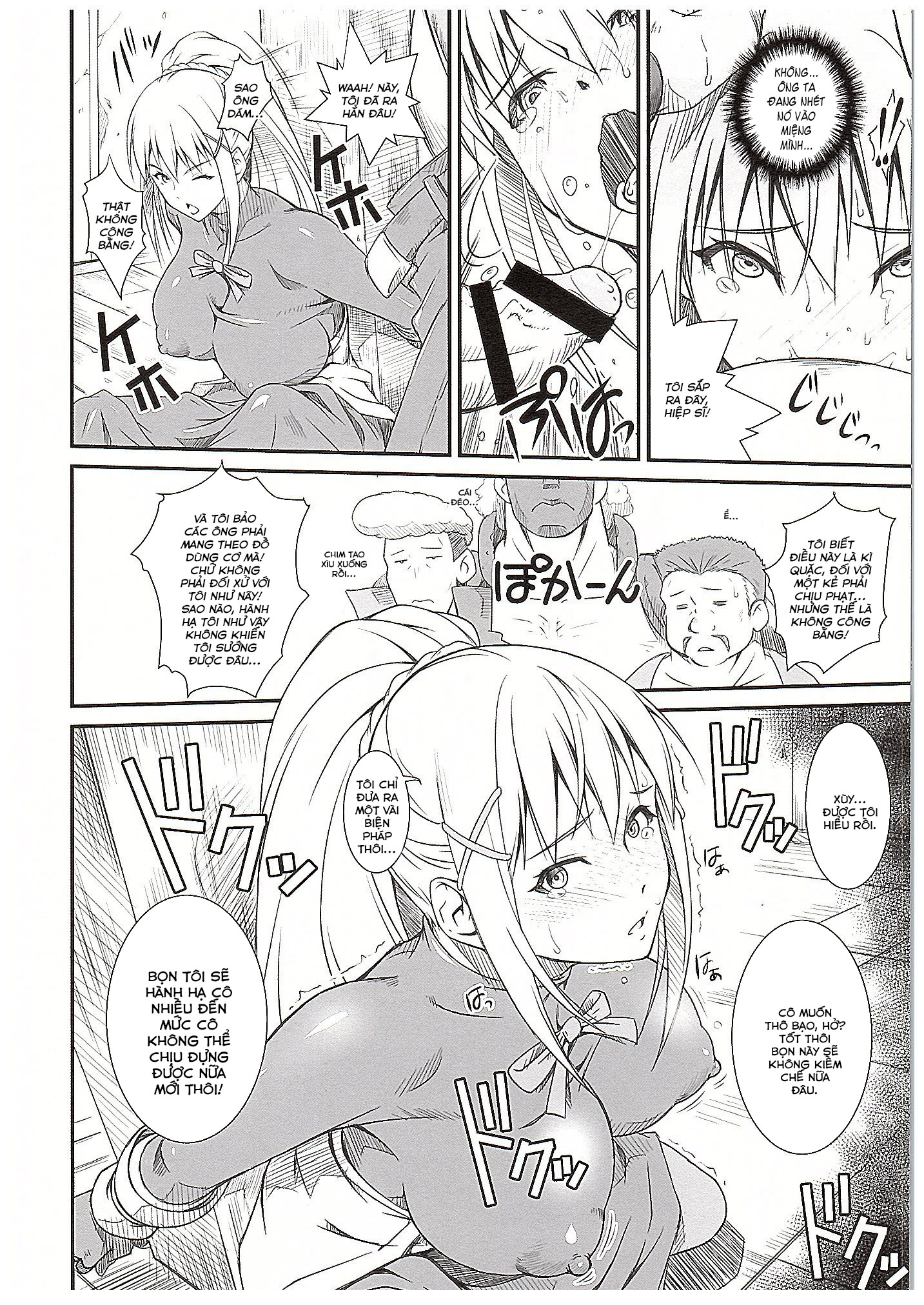 Đọc truyện hentai Nữ hiệp sĩ máu M - Oneshot