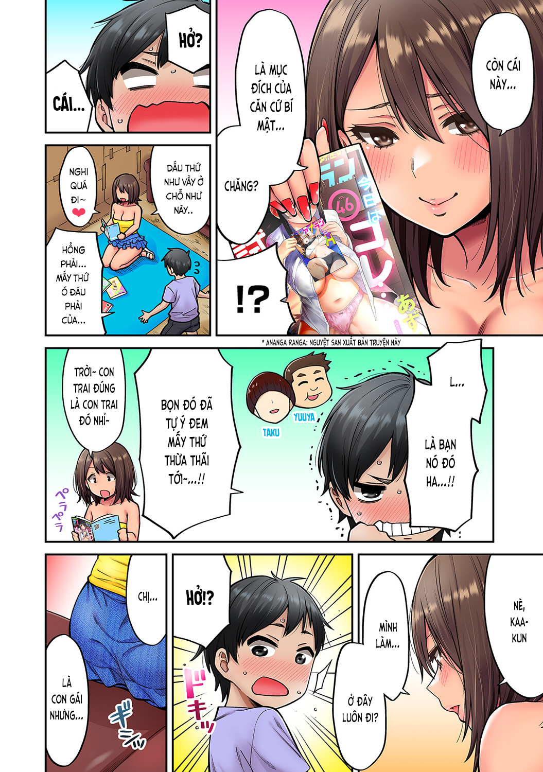 Đọc truyện hentai Người chị tôi thầm mến trở về trong bộ dạng gái lai Tây - Ch. 4