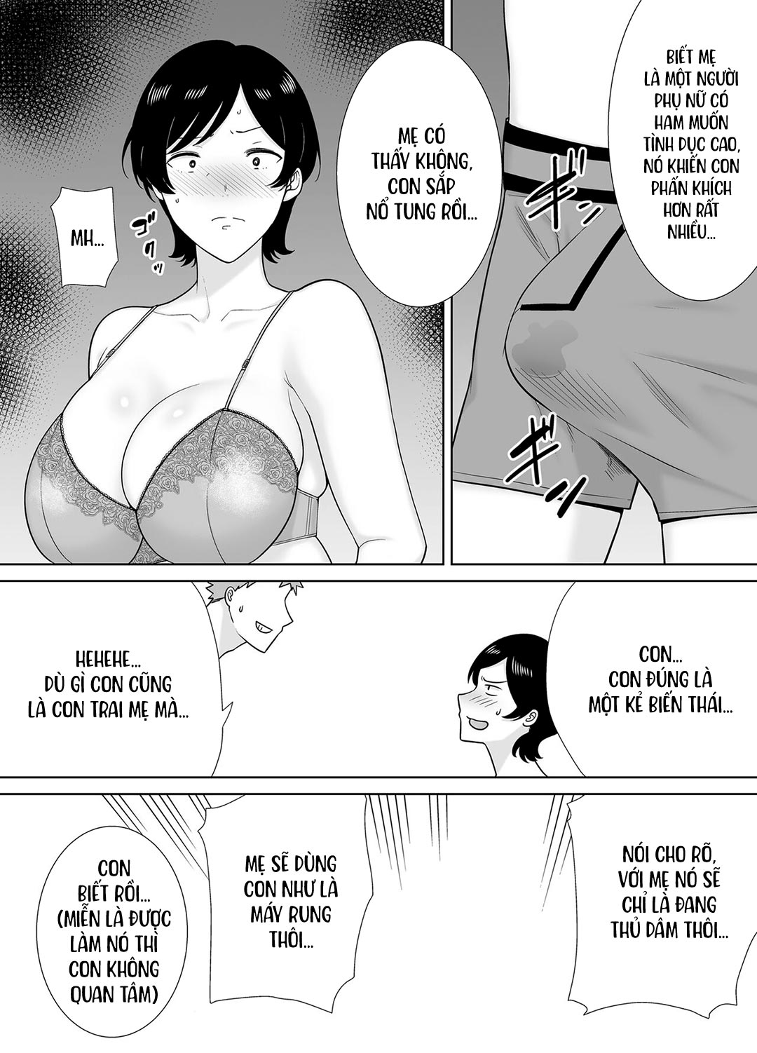 Đọc truyện hentai Mẹ cũng là phụ nữ - Chap 1 - Có che