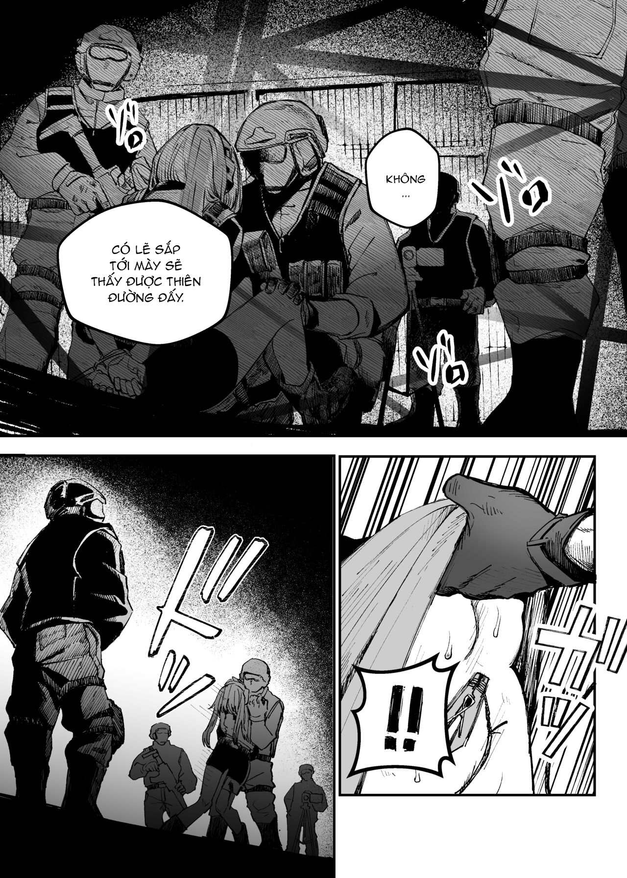 Đọc truyện hentai Thiếu nữ quân nhân thua trận - Oneshot