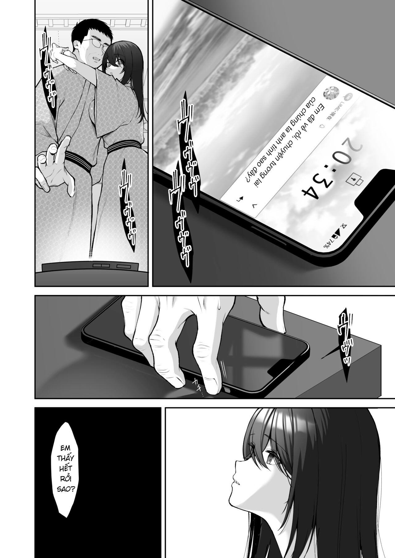 Đọc truyện hentai Hậu trường M phái OL huấn luyện thủ dâm - Utakata 4