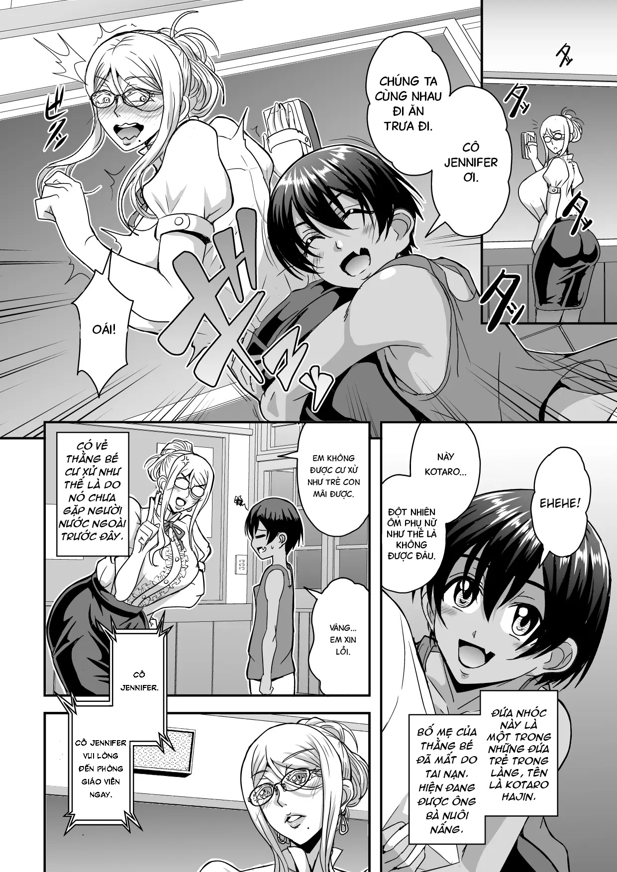 Đọc truyện hentai Cô giáo ngoại quốc tóc vàng - Oneshot