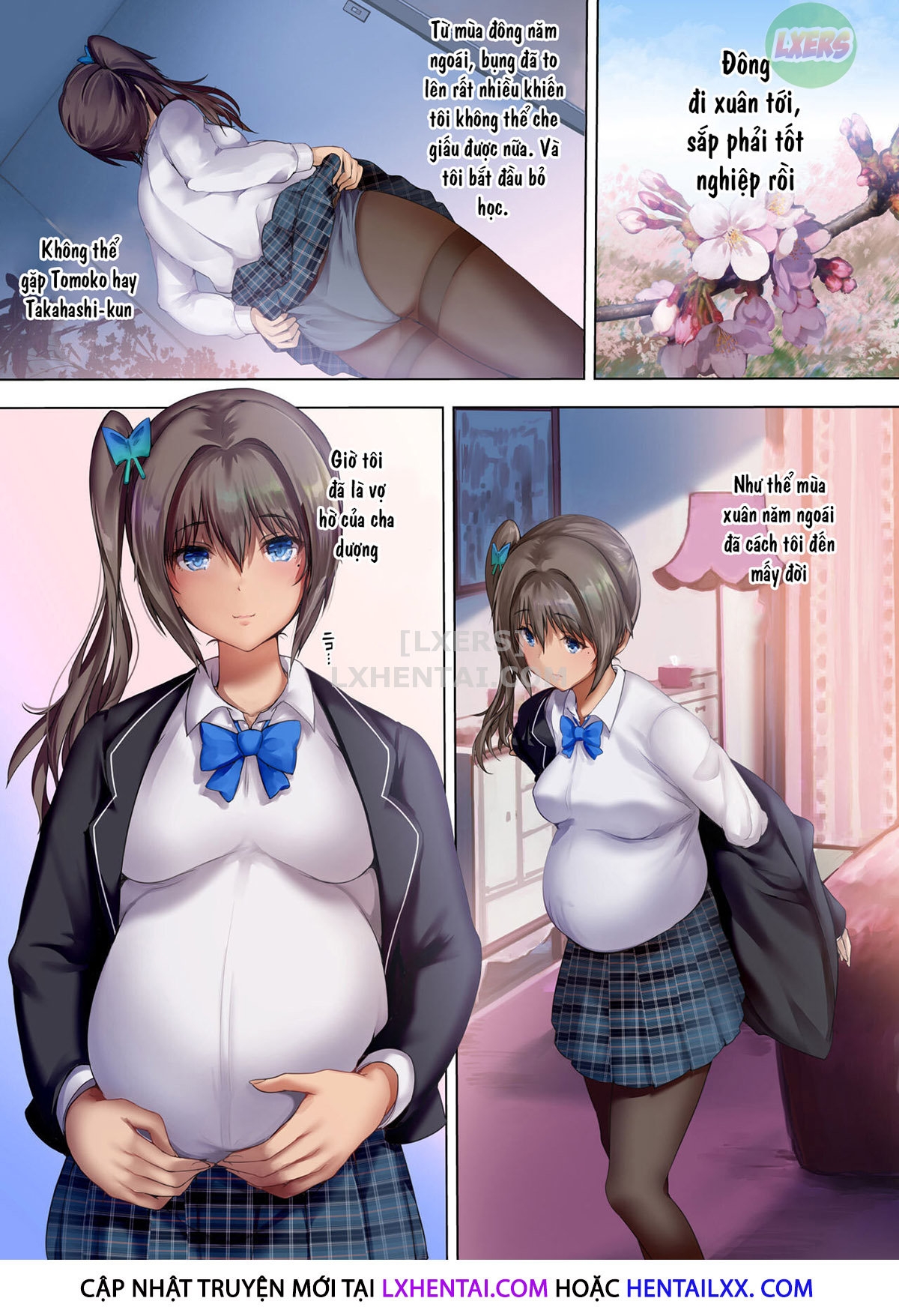 Đọc truyện hentai Afterschool Substitute Wife ~A Stepfather Wants To Impregnate His Daughter~ - Chap 3 - [END]
