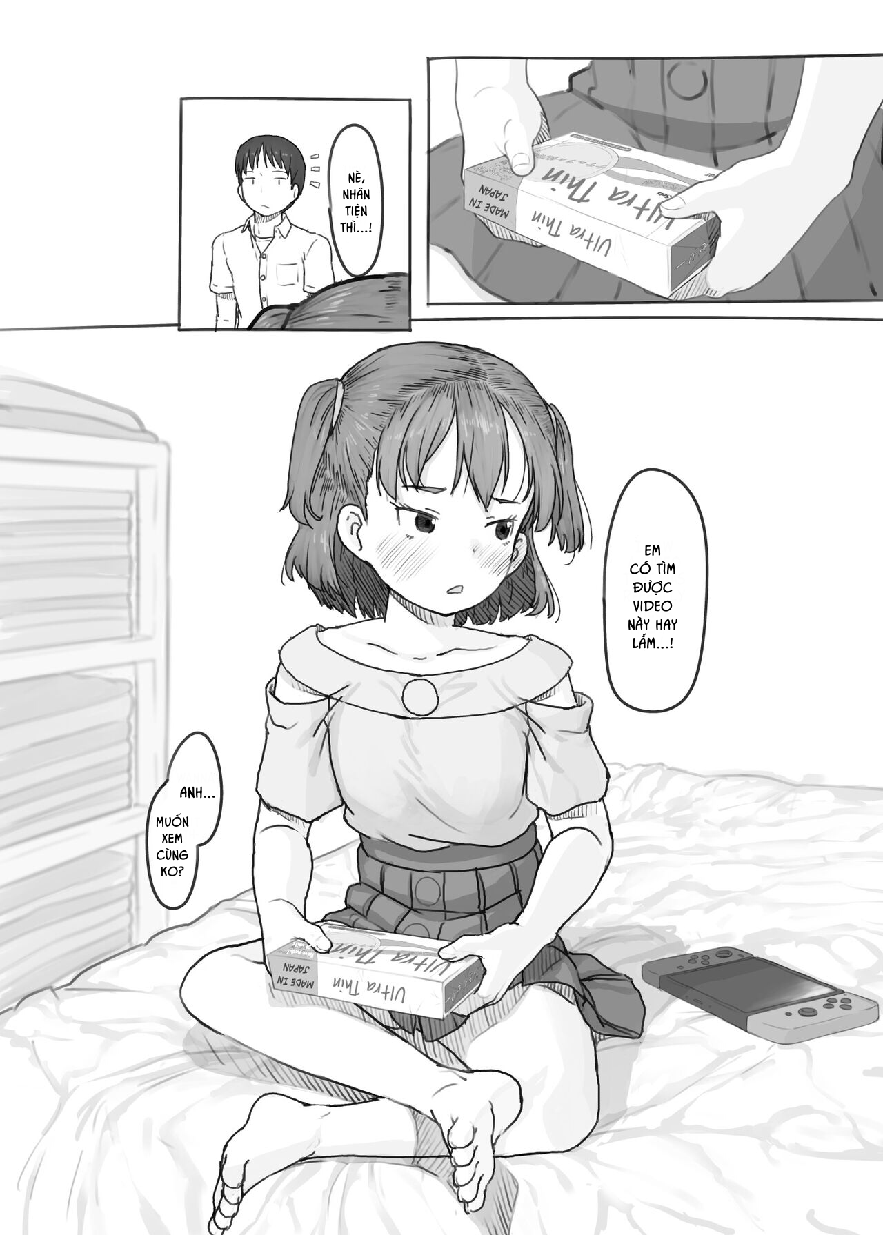 Đọc truyện hentai Fap cùng em gái - Chap 2.2