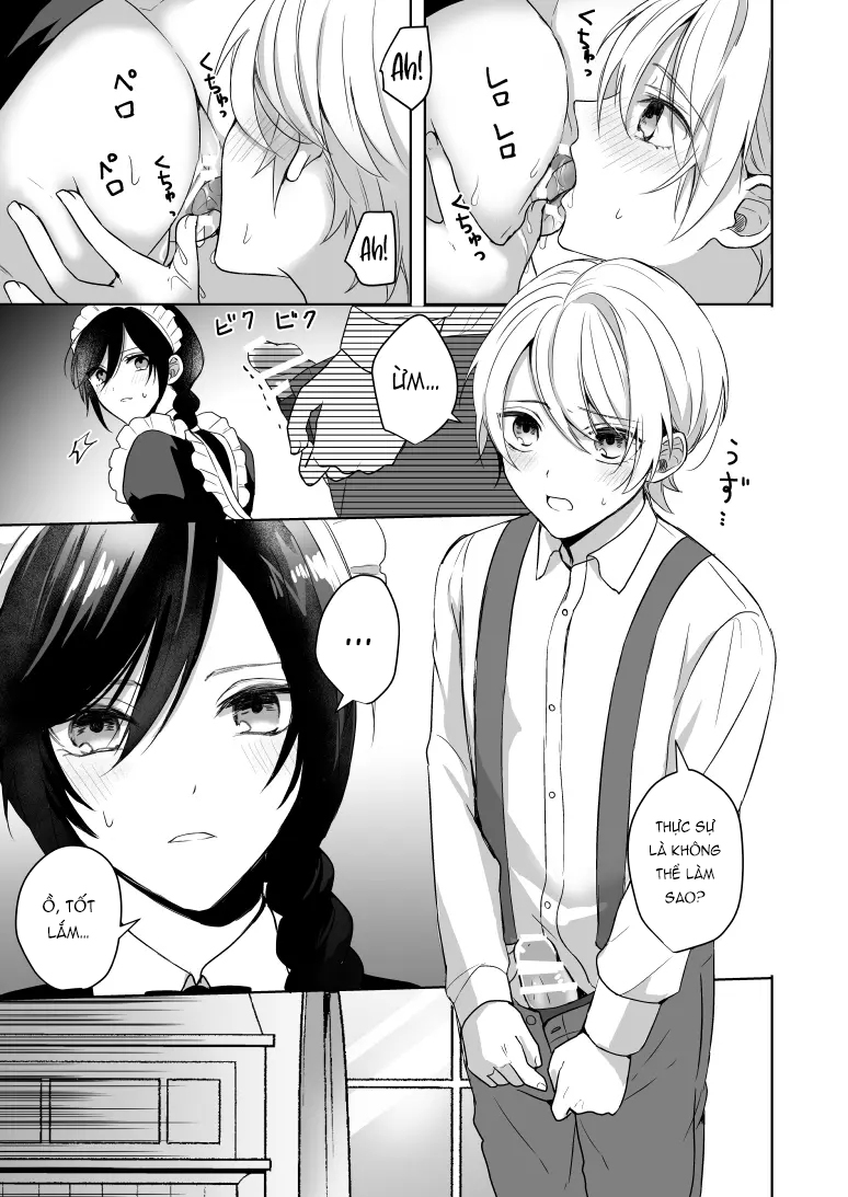 Đọc truyện hentai Xin hãy để việc đó cho tôi thưa chủ nhân - Oneshot