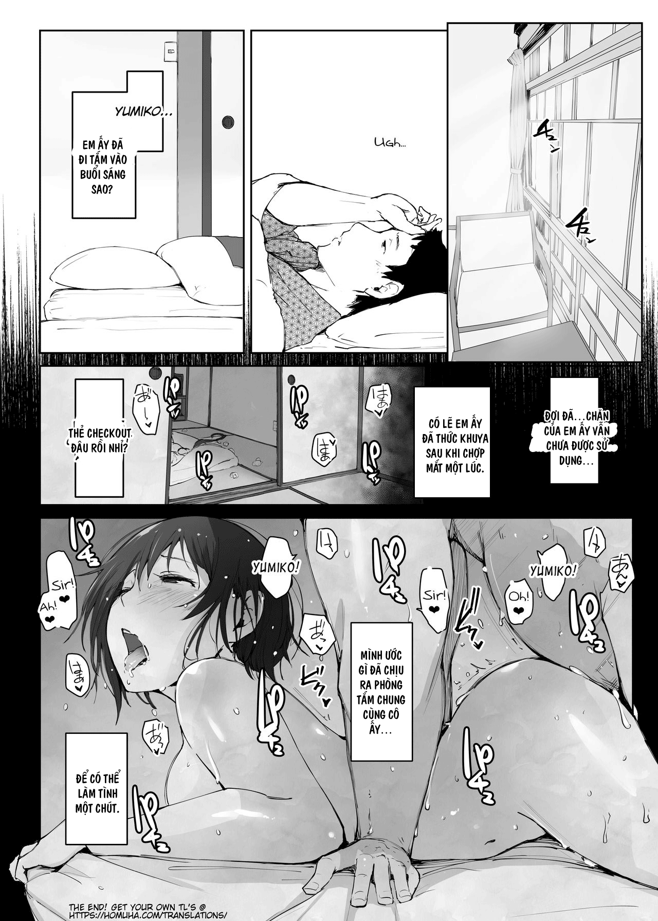 Đọc truyện hentai Hitozuma To NTR Chounai Ryokou -Futsukame- - Oneshot