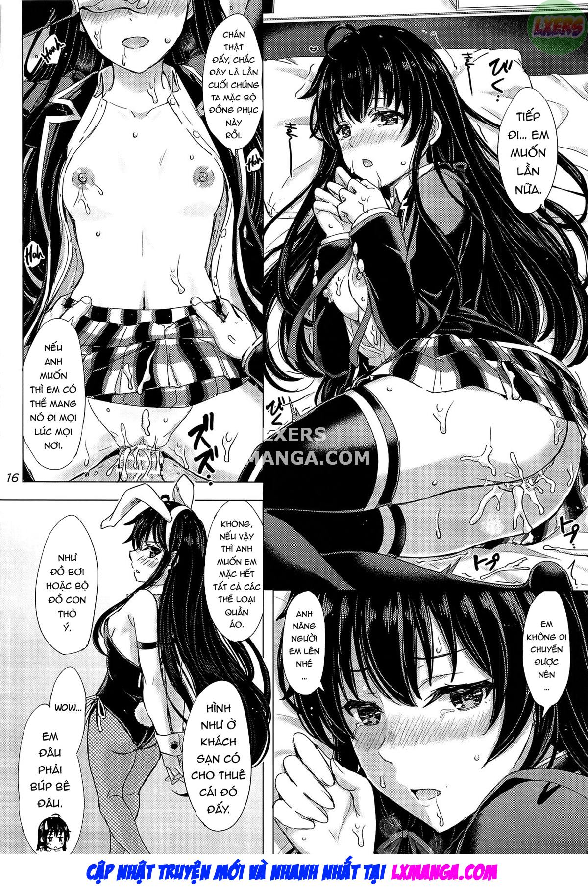 Đọc truyện hentai Bí mật nghịch ngợm của chị em nhà Yukinoshita. - Oneshot