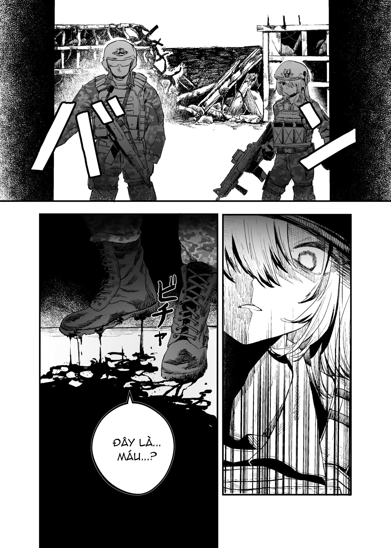 Đọc truyện hentai Thiếu nữ quân nhân thua trận - Oneshot