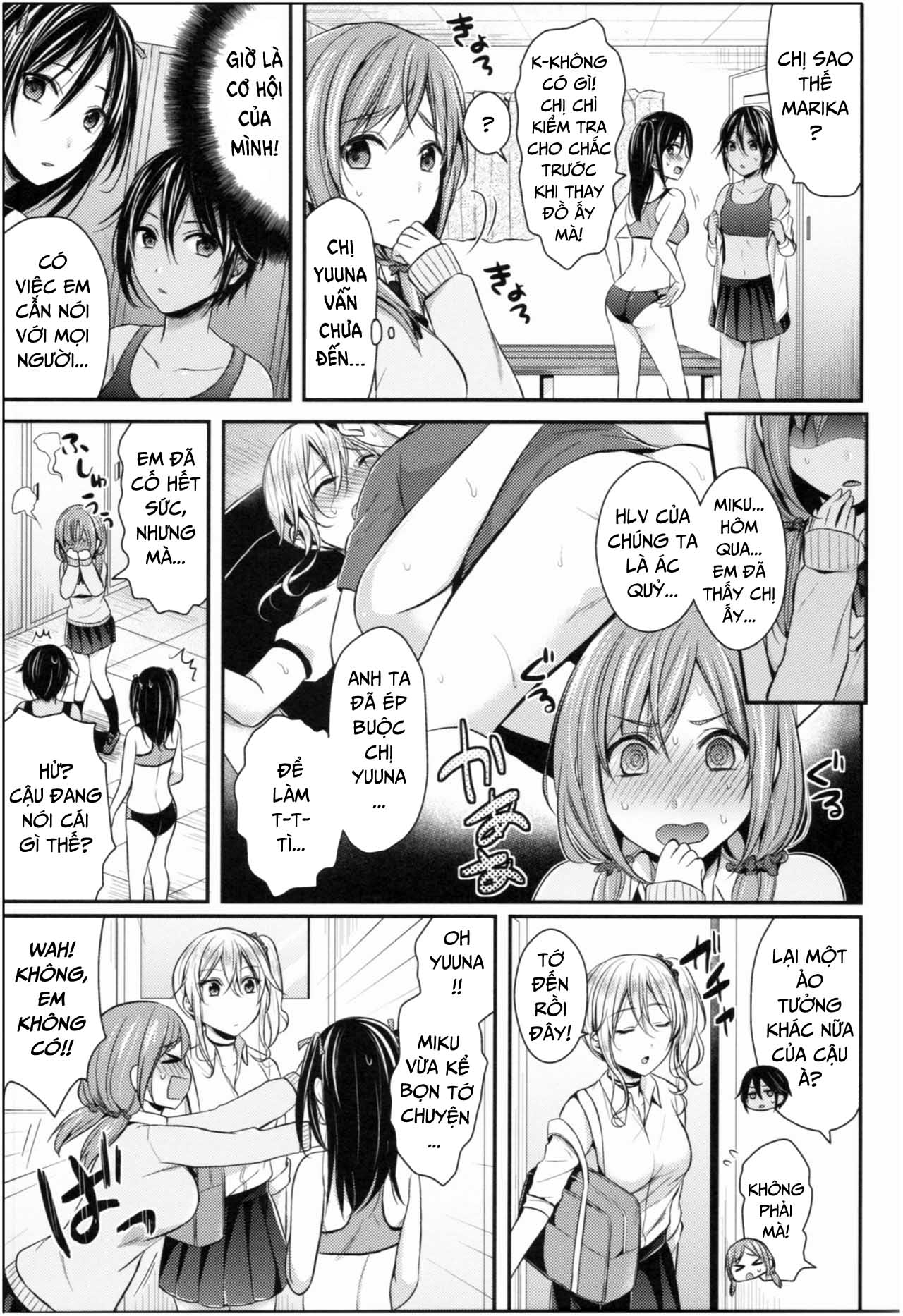 Đọc truyện hentai Joshi Rikujoubu Harem Training - Chap 2