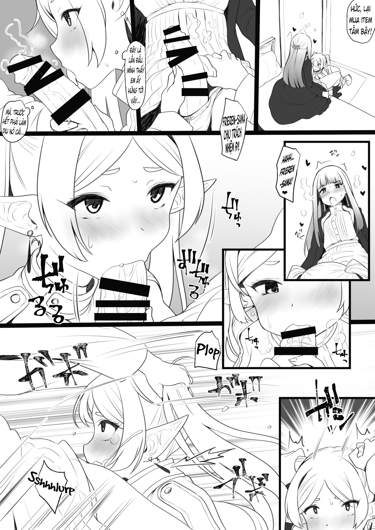 Đọc truyện hentai Fern Mọc Cu Sao Khi Uống Trà Của Frieren - Oneshot