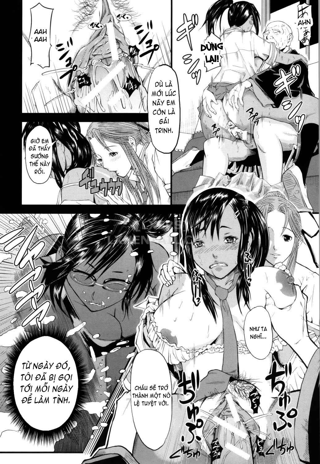 Đọc truyện hentai Onna Jigoku, Niku No Tsubo Hentairui Inranka Mesubuta Ichidaiki - Chap 7