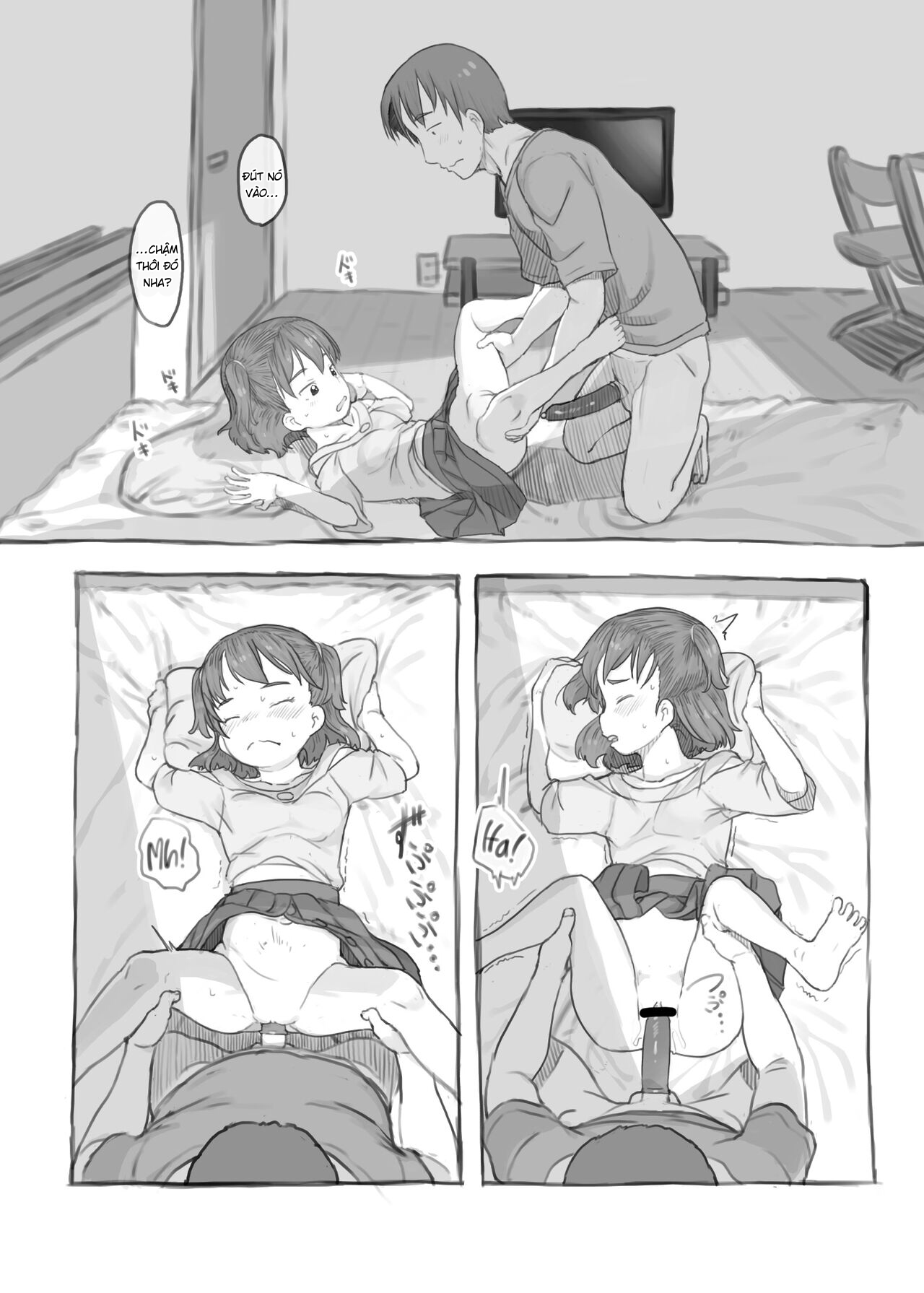 Đọc truyện hentai Fap cùng em gái - Chap 2.1
