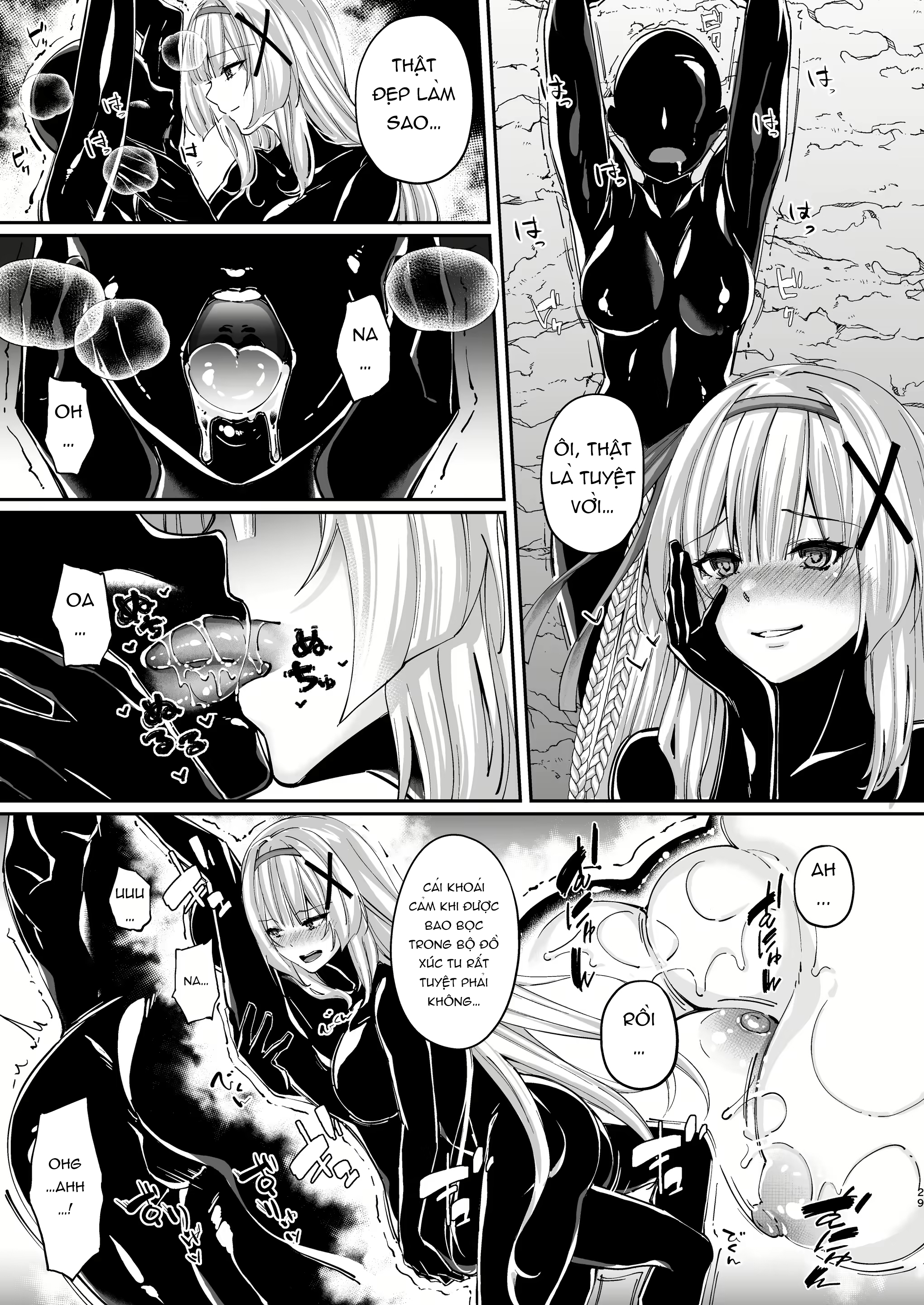 Đọc truyện hentai Cộng Sinh Câu chuyện về nàng công chúa hiệp sĩ bị ký sinh bởi bộ đồ xúc tu cao su màu đen - Onechot