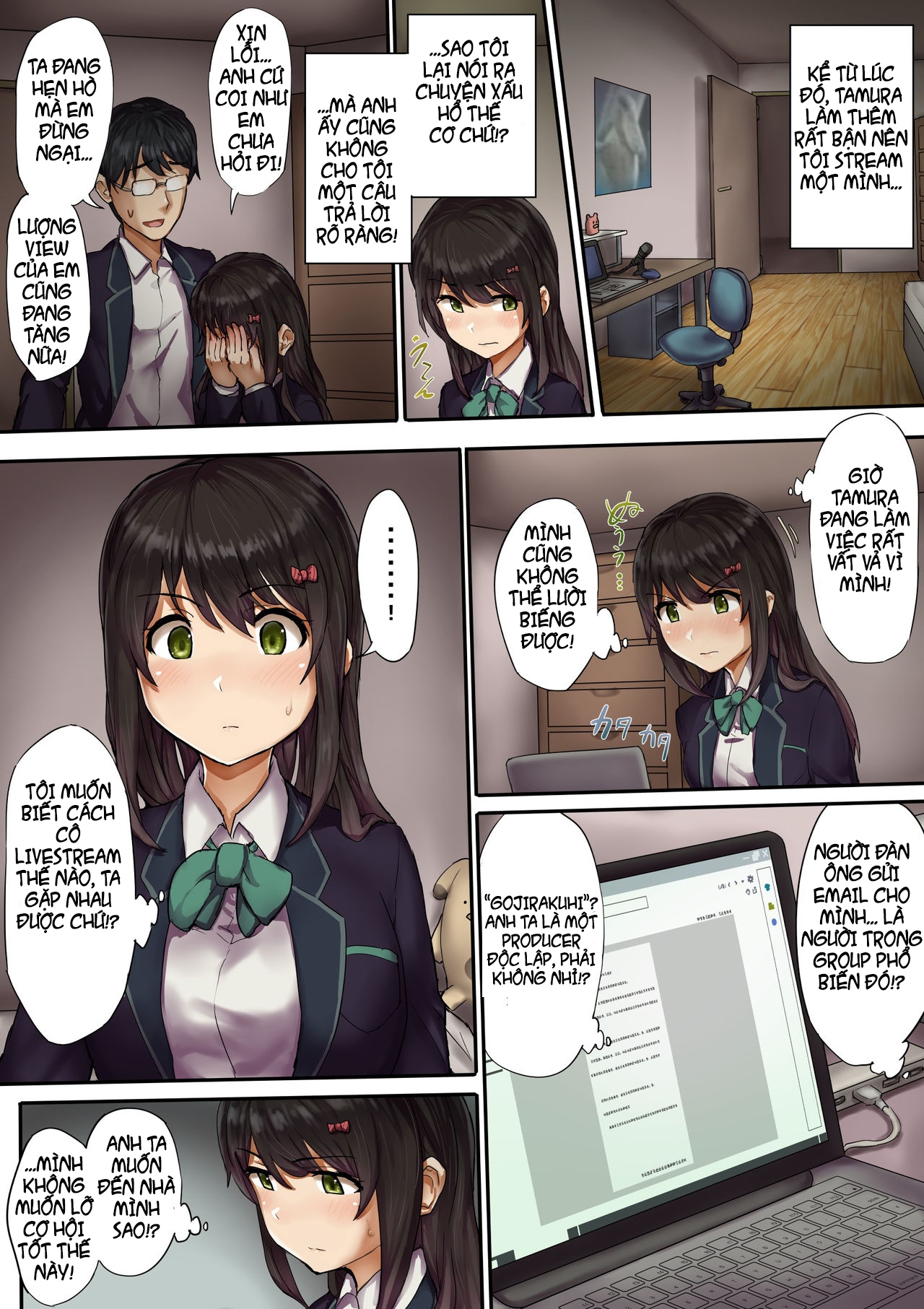 Đọc truyện hentai Netorare During Live Streaming - Oneshot