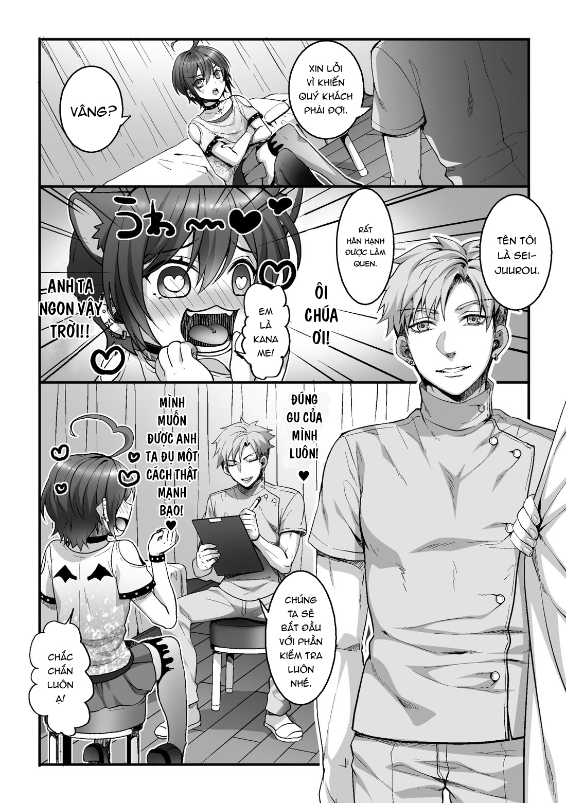 Đọc truyện hentai Niềm vui thẳng xuống hình ảnh chào đón Chap 2