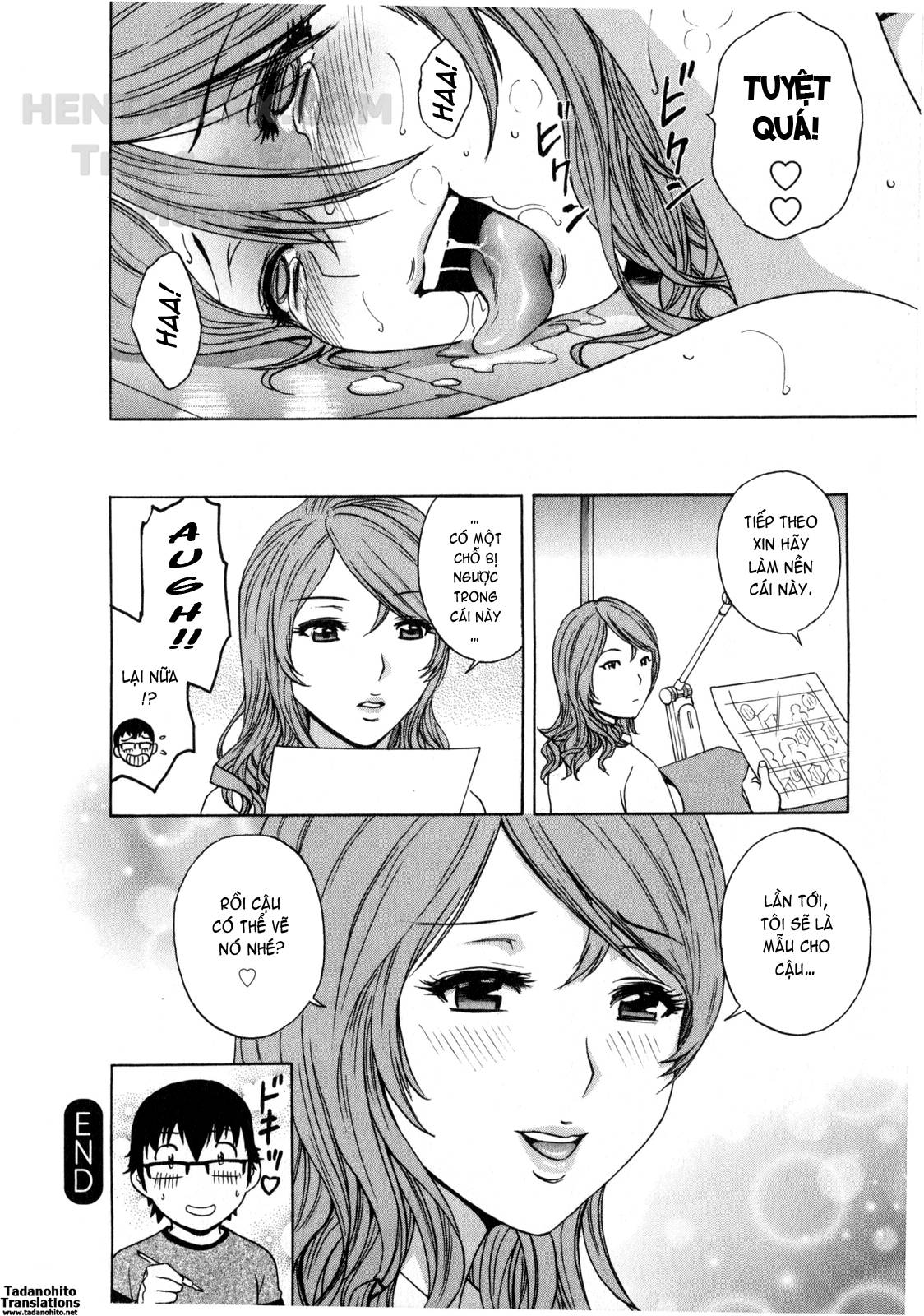Đọc truyện hentai Life With Married Women Just Like A Manga - Chap 12