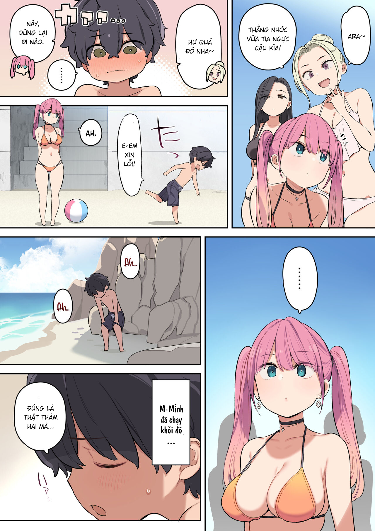 Đọc truyện hentai Sẽ thế nào nếu bạn gặp chị gái zâm đãng bên bãi biển - Oneshot