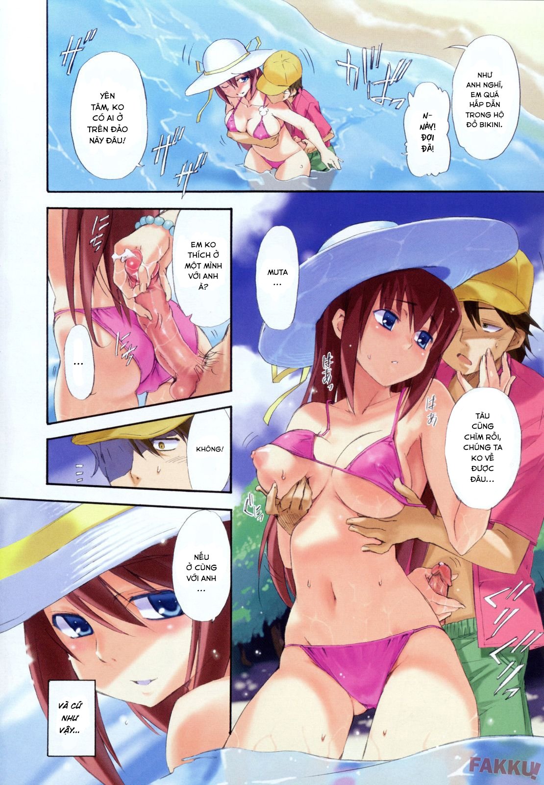 Đọc truyện hentai Ngày may mắn - Chap 0 đảo hoang