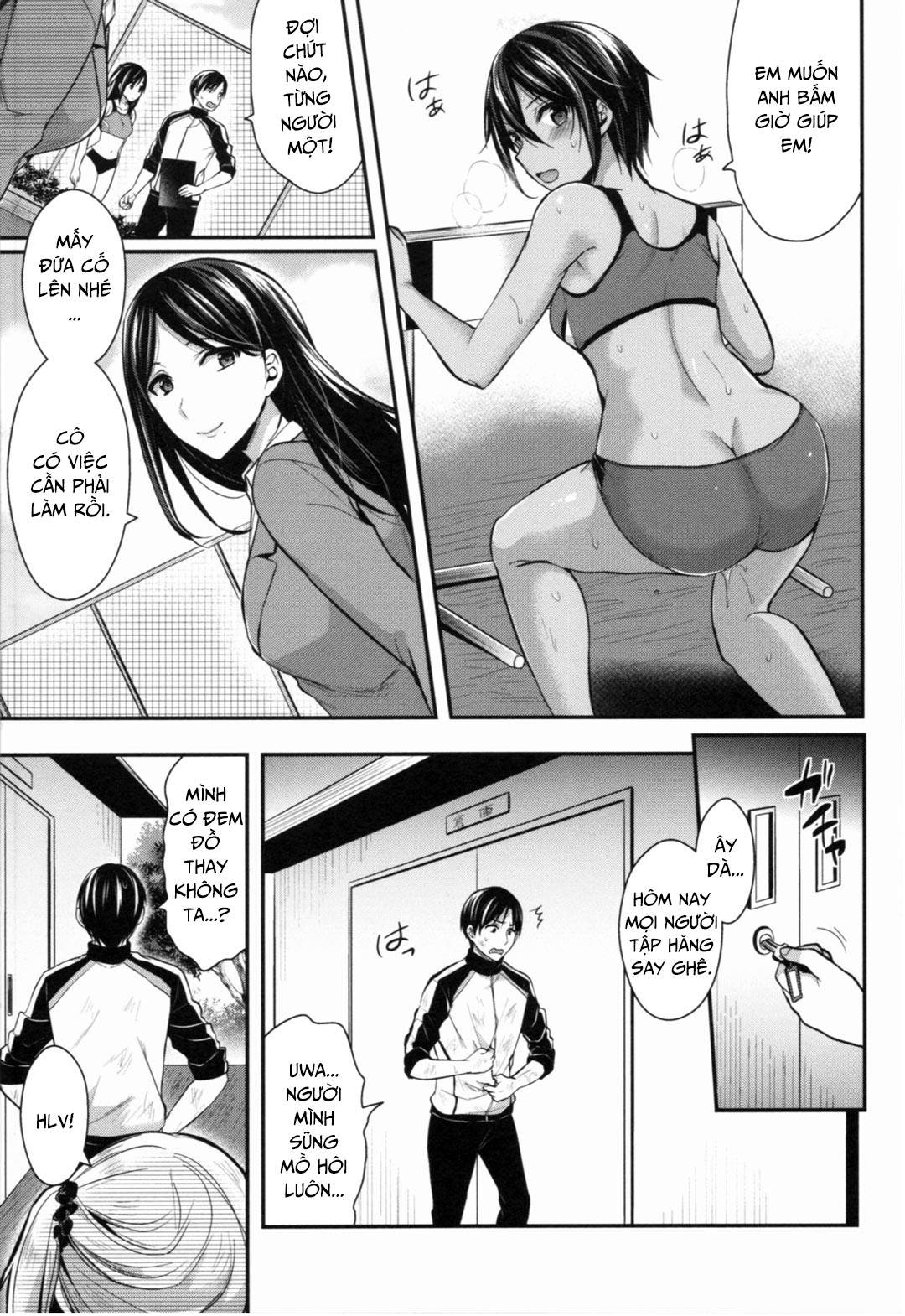 Đọc truyện hentai Joshi Rikujoubu Harem Training - Chap 6