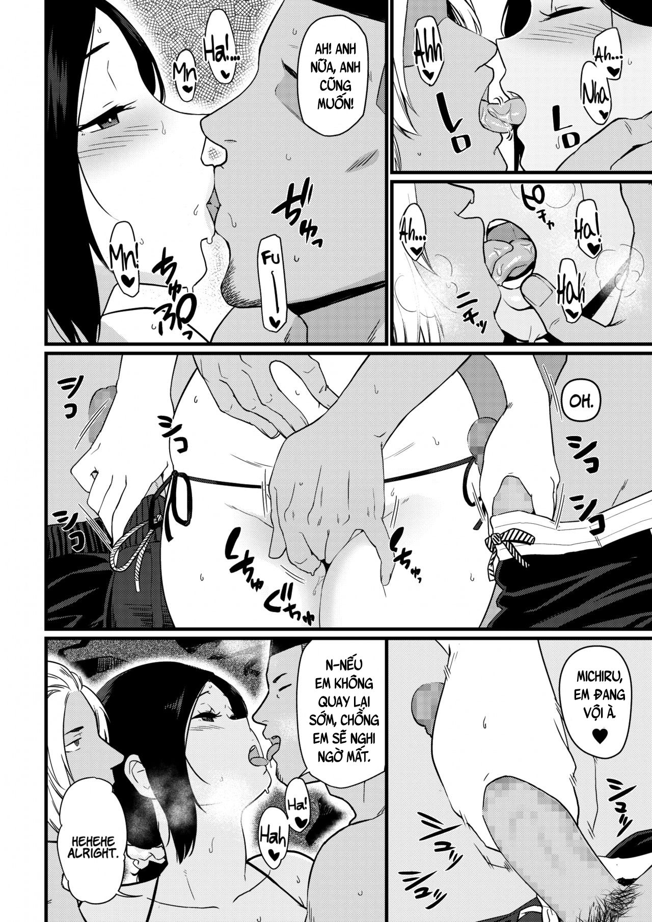Đọc truyện hentai Mama was Hit on at the Beach - Chap 1.2