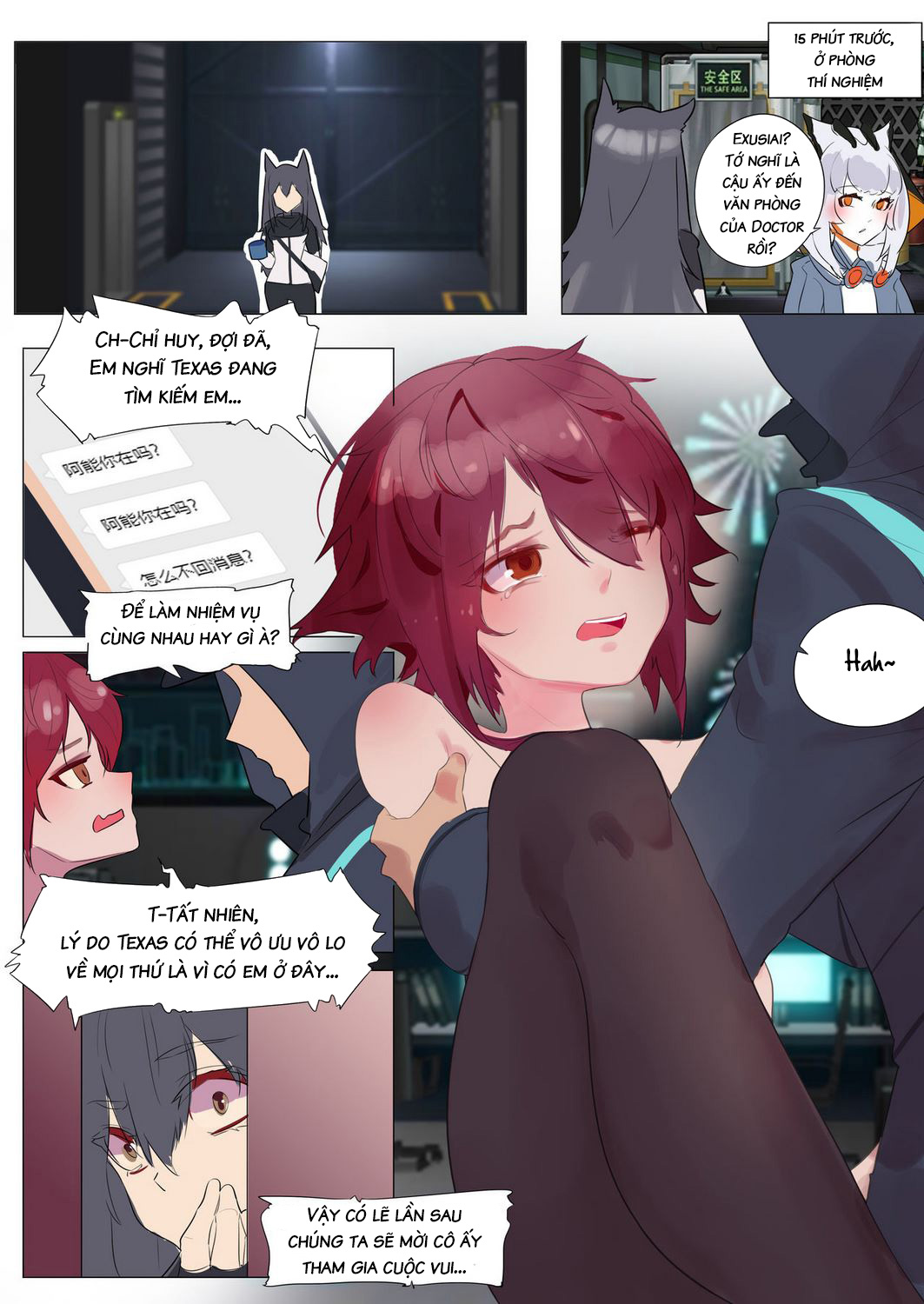 Đọc truyện hentai Fall Out Angel (Arknights) - Oneshot