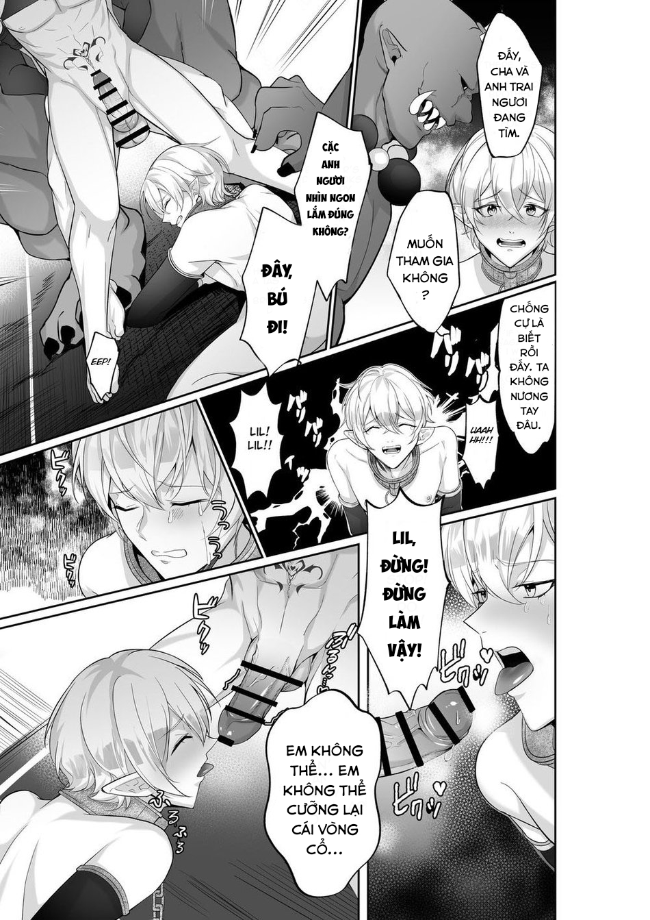 Đọc truyện hentai Niềm vui sụp đổ của các hoàng tử yêu tinh - Oneshot