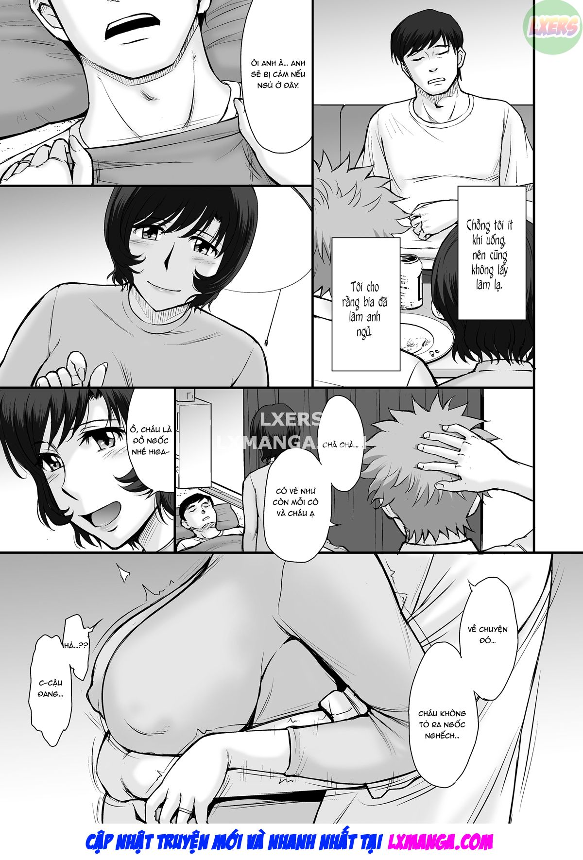 Đọc truyện hentai Để Chồng Nằm Ngủ - Oneshot