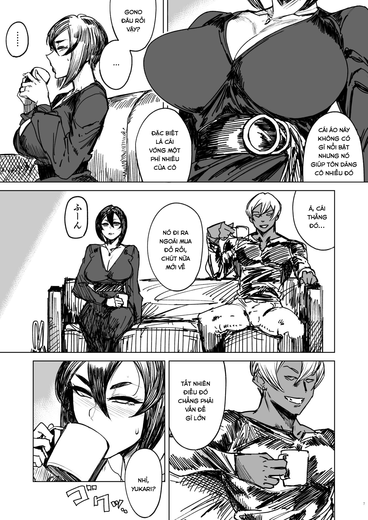 Đọc truyện hentai Hoa hồng rực rỡ cùng em gái - Chap 2