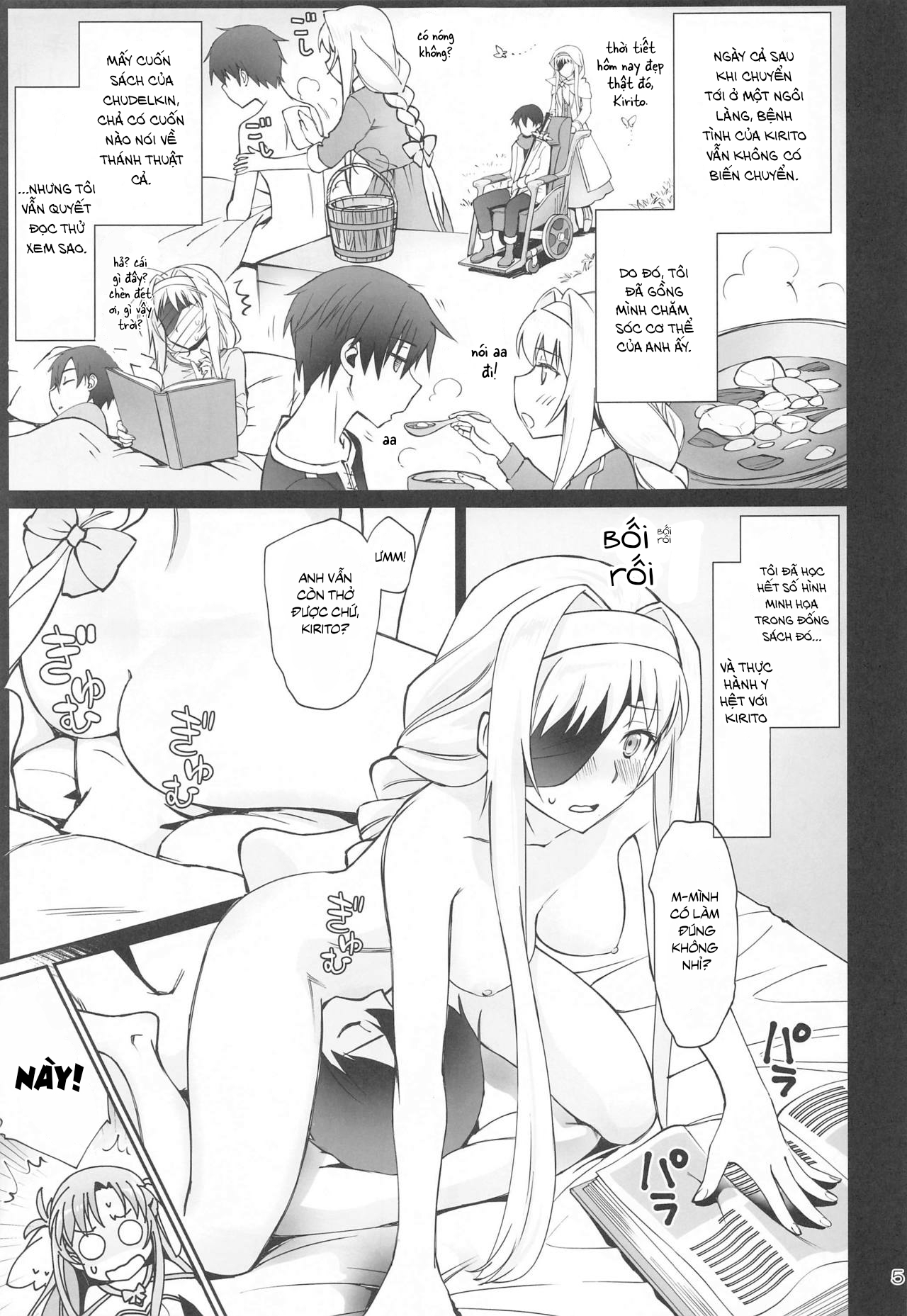 Đọc truyện hentai Chàng Hoàng Tử Trong Lều (Sword Art Online Alicization) - Oneshot