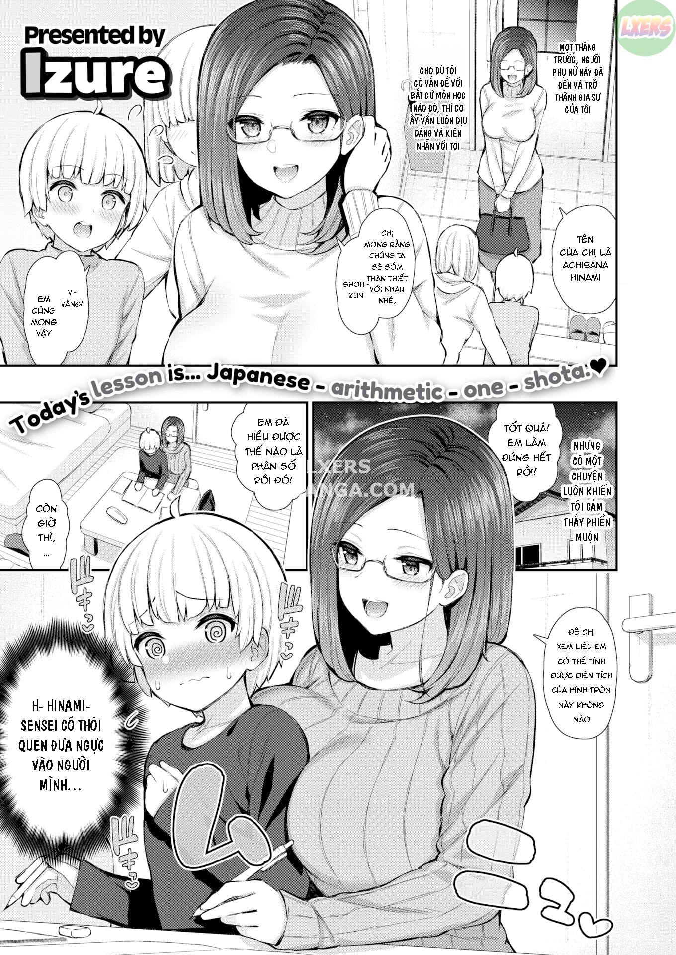 Đọc truyện hentai Cô gia sư dâm dục và cậu học sinh chim nhỏ - Oneshot