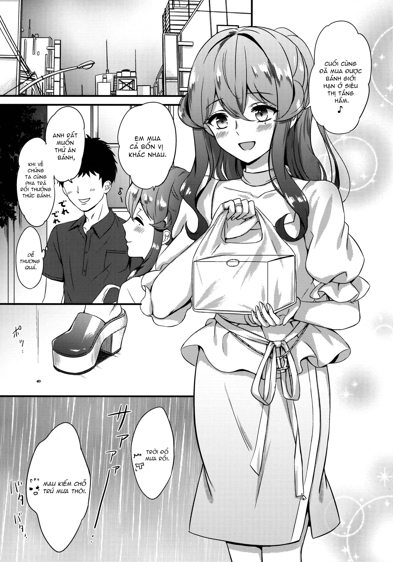 Đọc truyện hentai Trú mưa cùng Goto-chan - Oneshot
