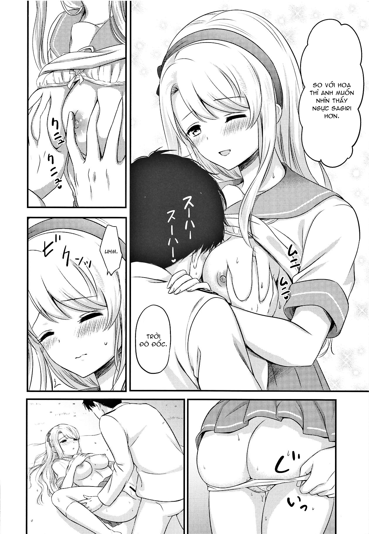 Đọc truyện hentai Sagiri và tình dục ngắm hoa anh đào Kantai Collection KanColle - Oneshot