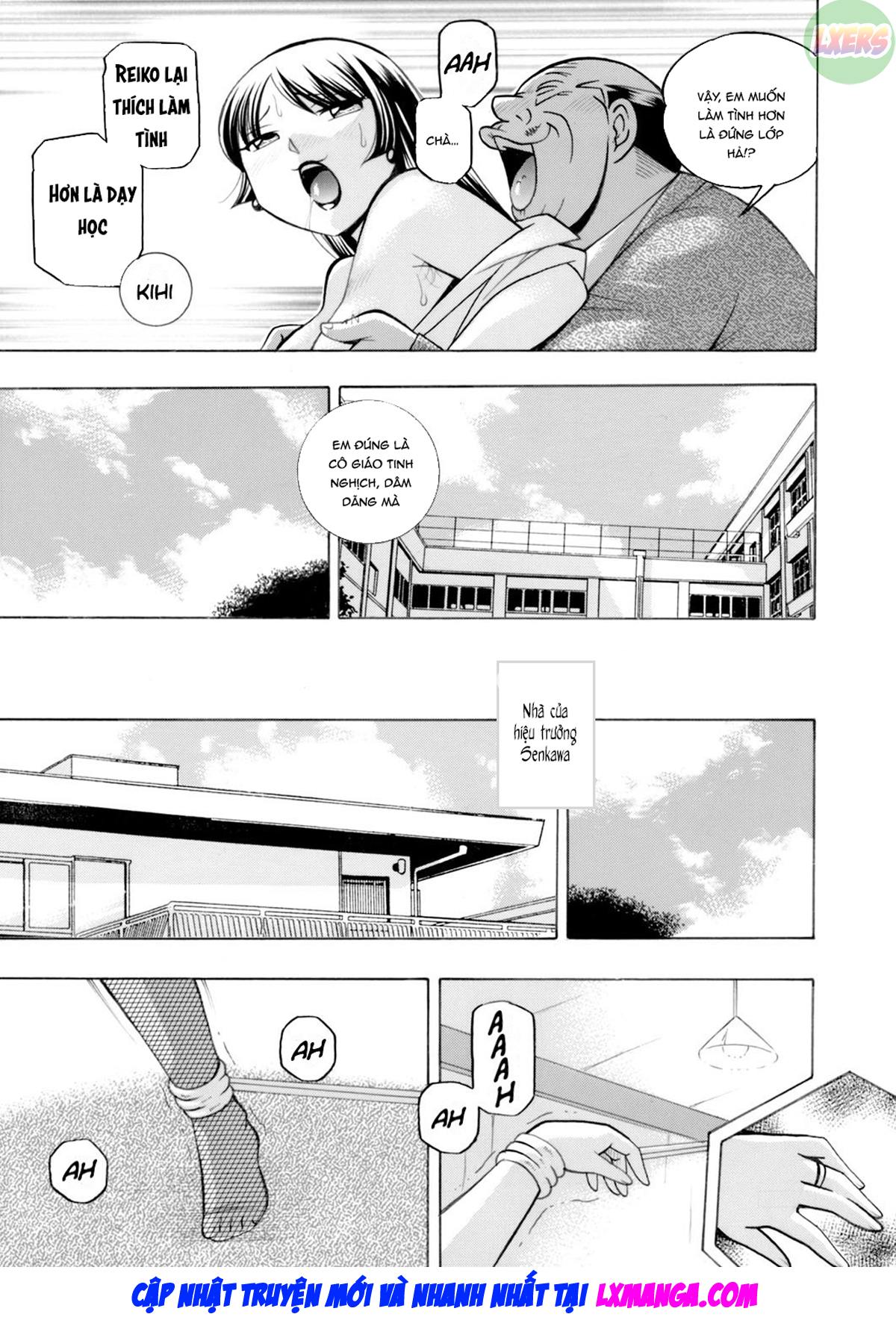 Đọc truyện hentai Nữ giáo viên dâm đãng và em học sinh may mắn Chap 10 END