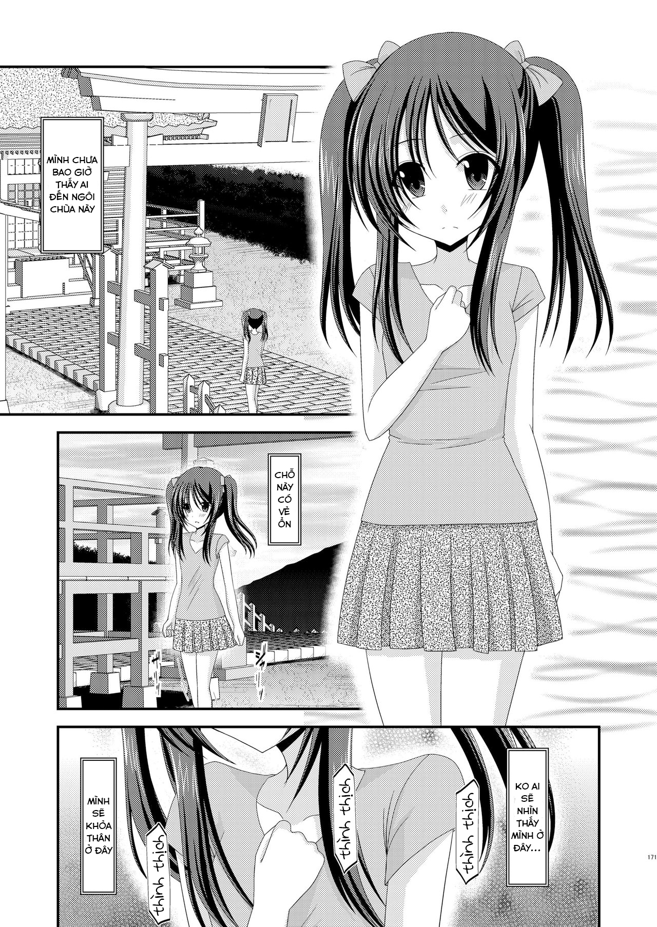 Đọc truyện hentai Cô gái thích khoả thân - Ngoại truyện 1: Thủ dâm ở chùa