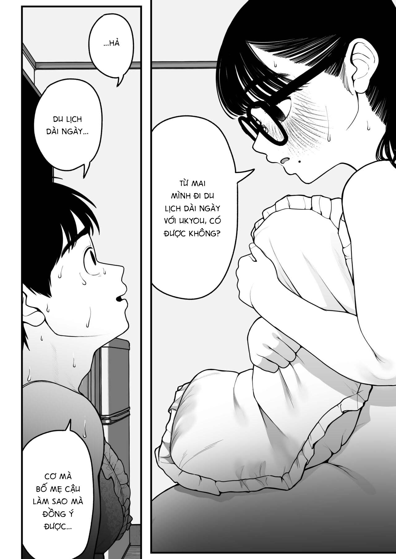 Đọc truyện hentai Kỳ nghỉ đông của tôi, bạn gái và chồng phần 2 - Chap 2