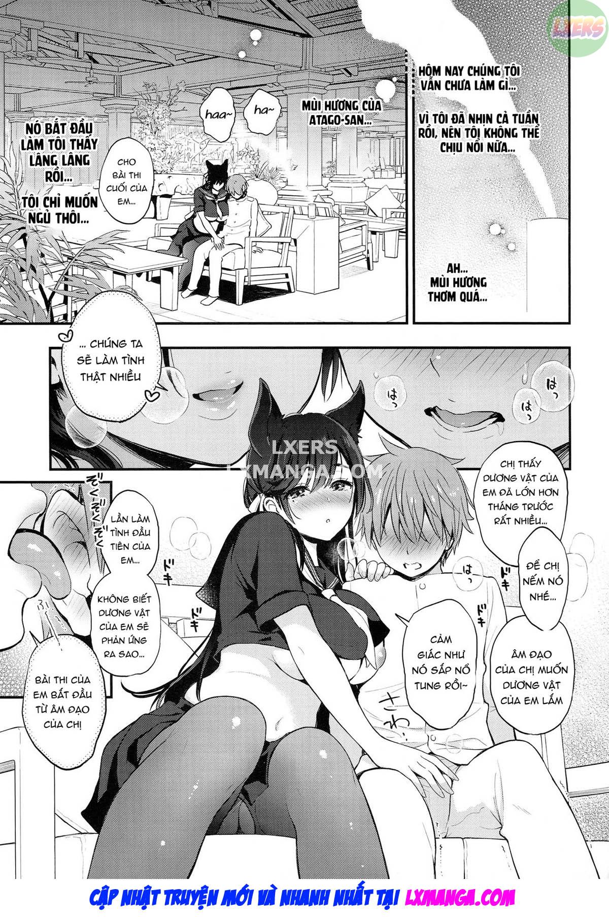 Đọc truyện hentai Kỳ thi chỉ huy nghịch ngợm của Atago - Oneshot