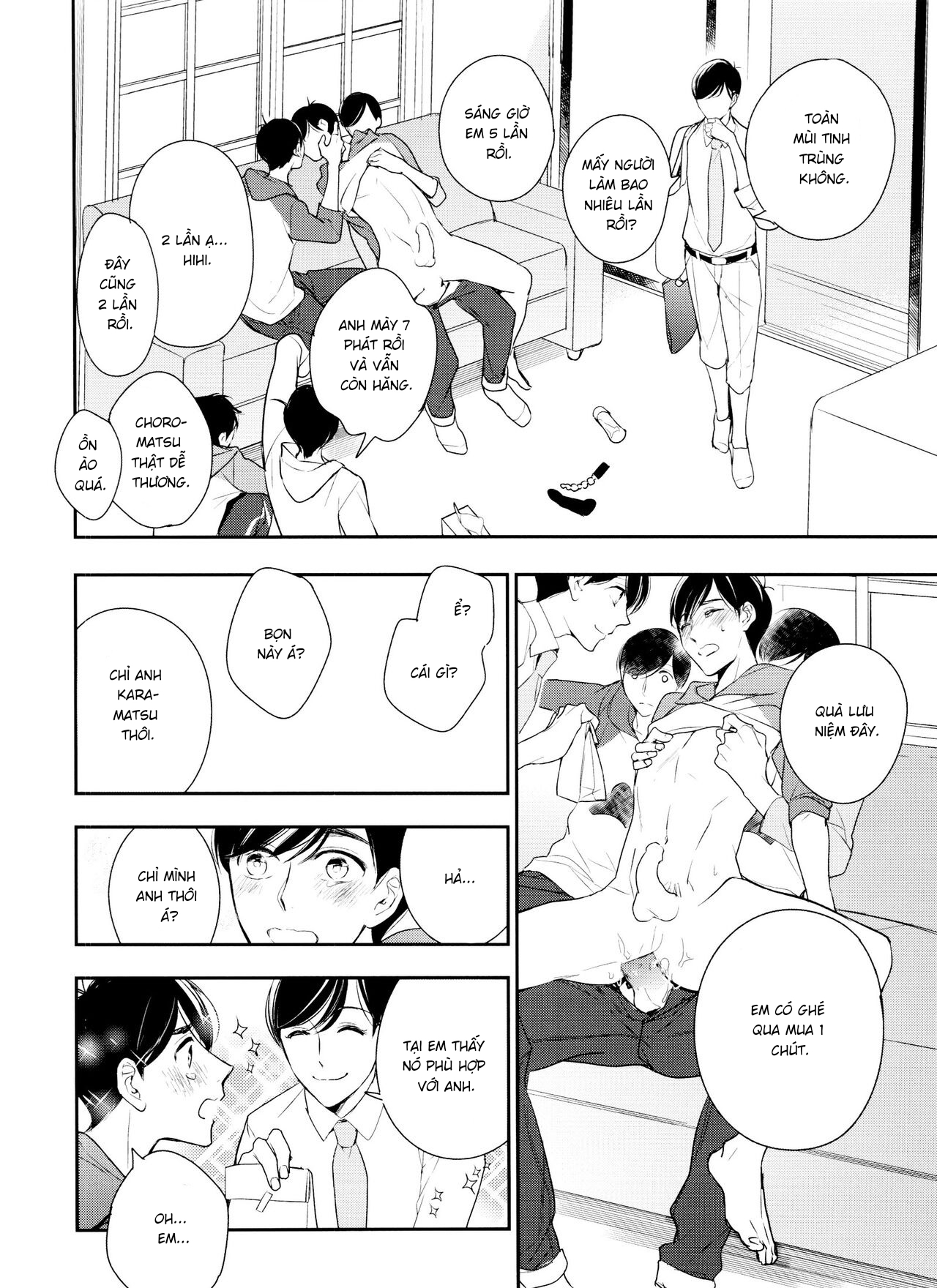 Đọc truyện hentai Hãy đến Matsuno-ka Ososo-san DJ - Oneshot