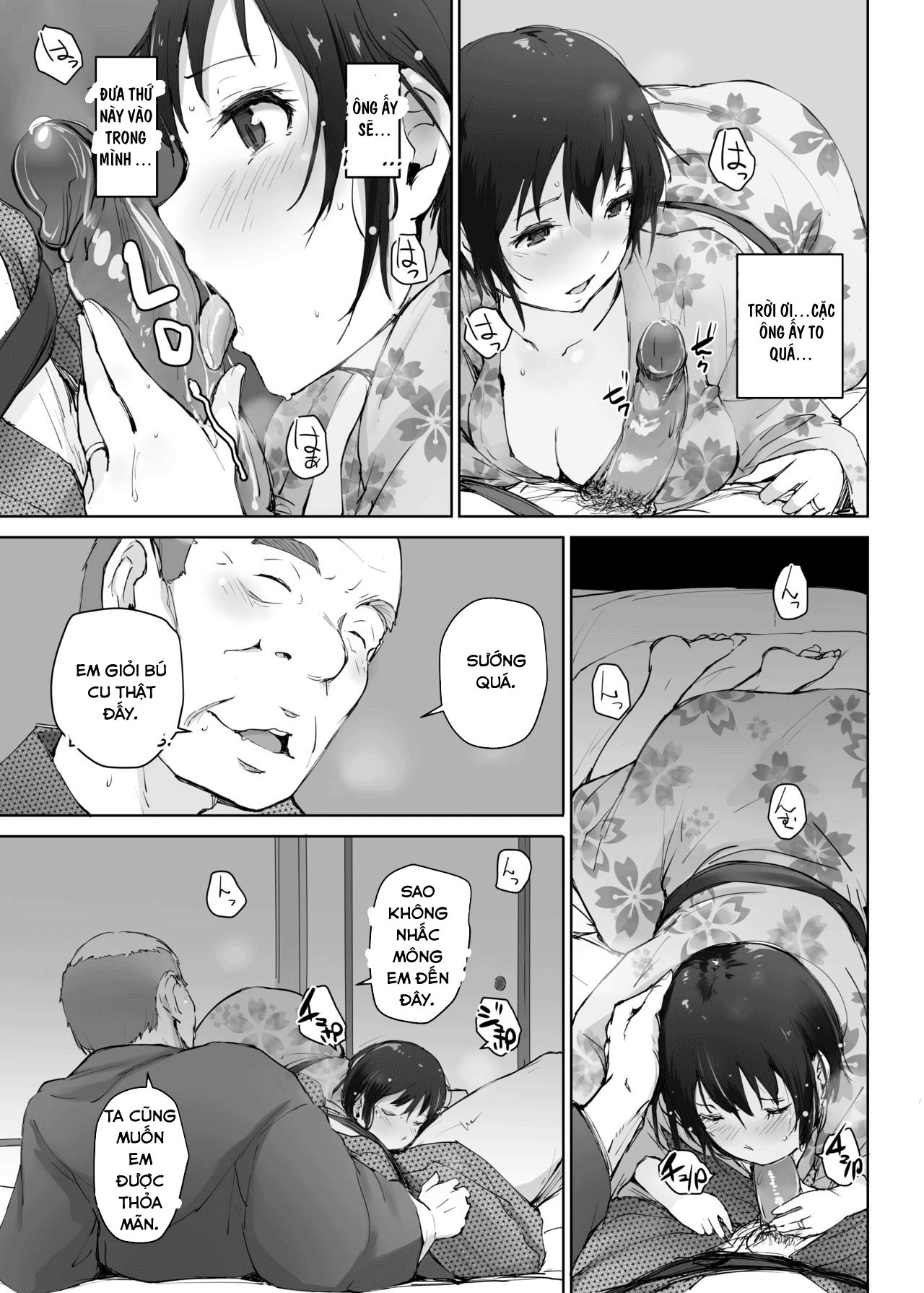 Đọc truyện hentai Hitozuma To NTR Chounai Ryokou -Futsukame- - Oneshot