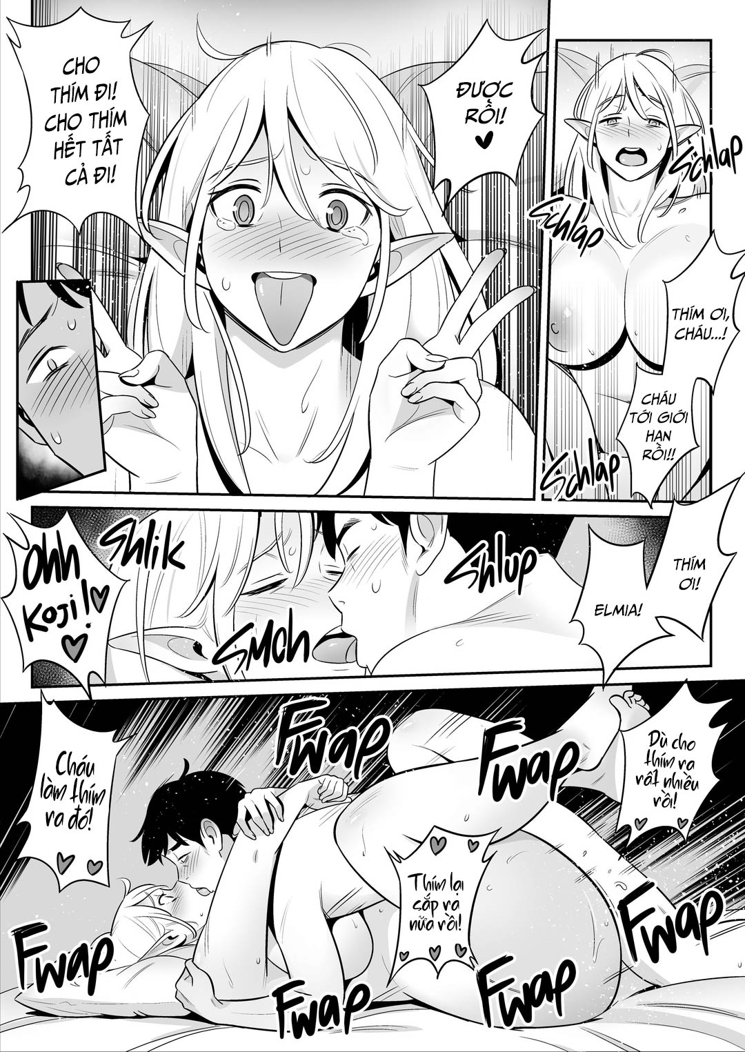 Đọc truyện hentai Ham muốn thím elf của tôi bùng nổ - Oneshot