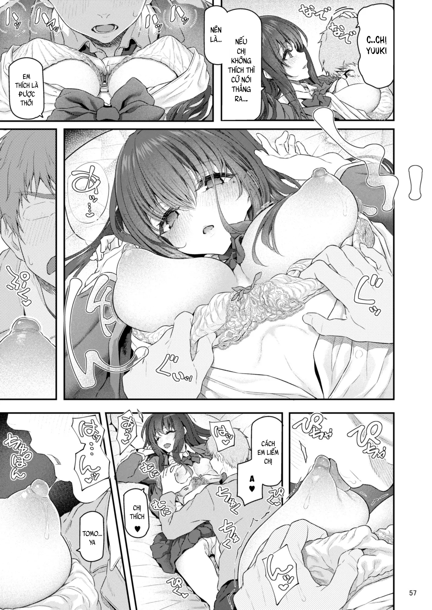 Đọc truyện hentai Phục vụ của 3 nữ sinh đóng phim segg - Chap 4
