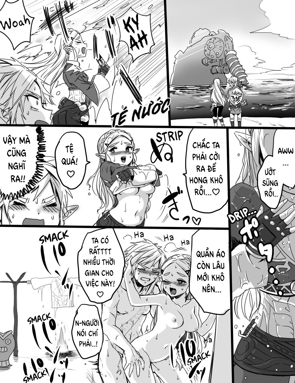 Đọc truyện hentai Vụ án Hồ Tình Yêu (The Legend of Zelda) - Chap II