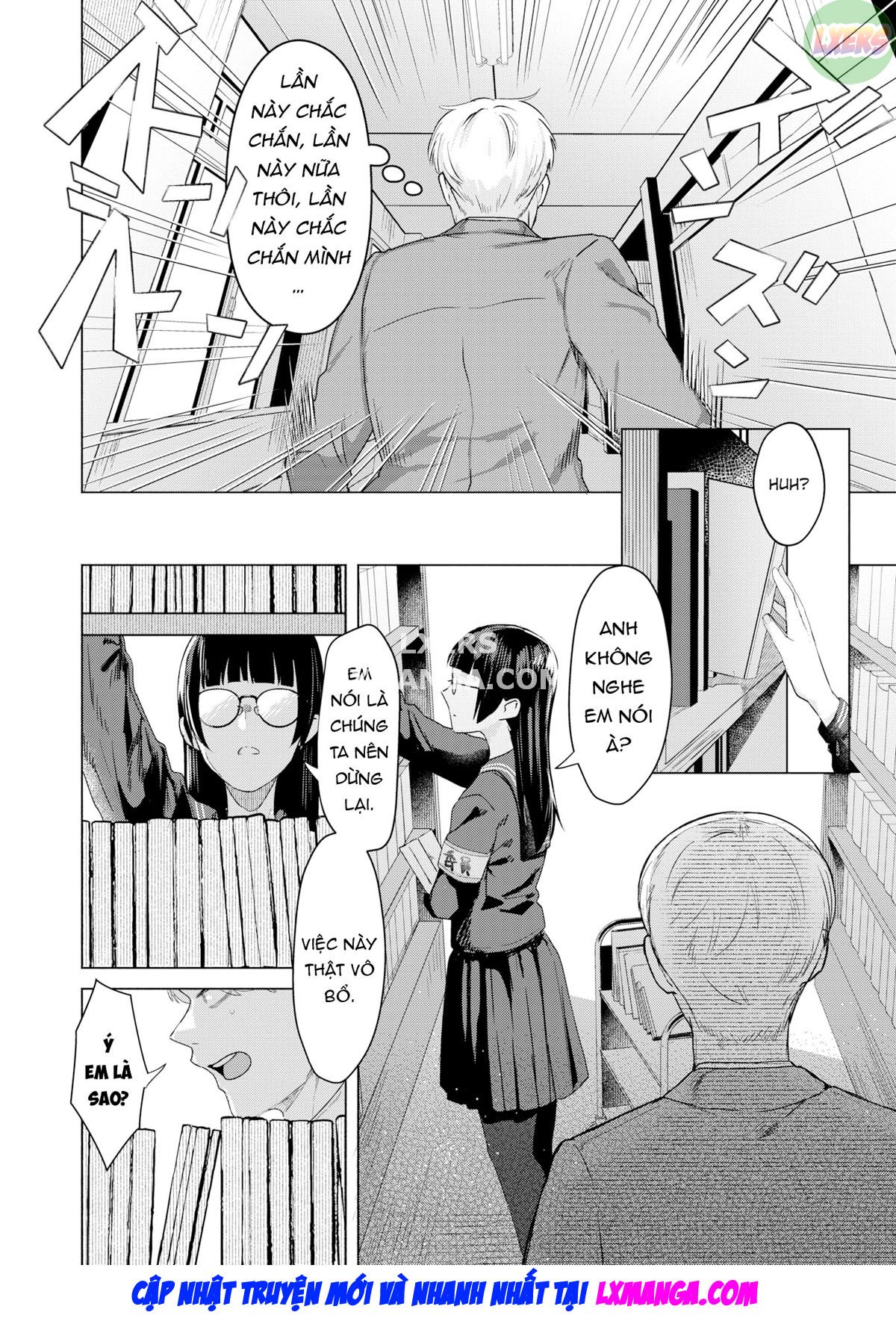Đọc truyện hentai Vết bẩn thư viện - Oneshot