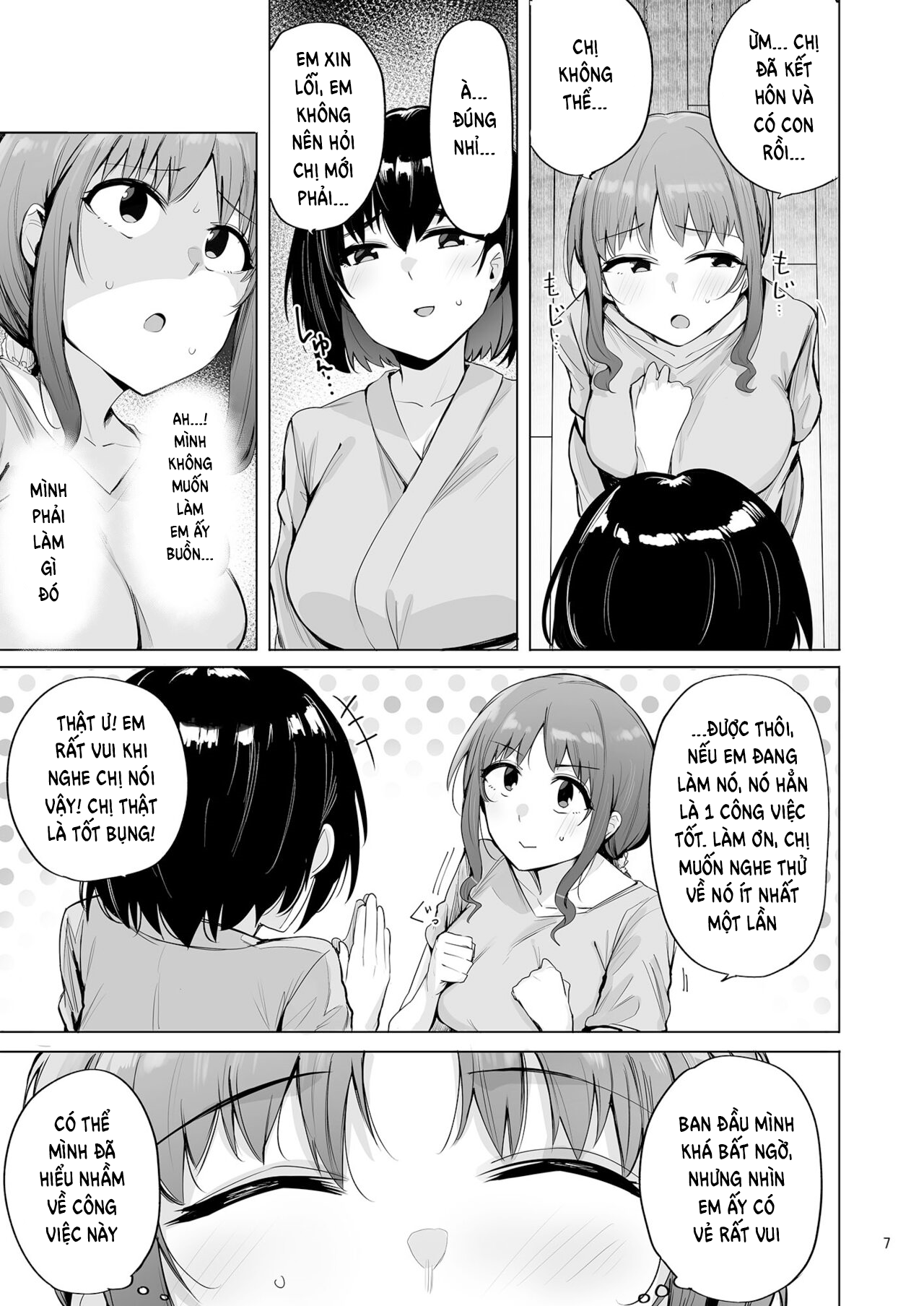 Đọc truyện hentai Nhà trọ của 3 chị em nhà nghèo phục vụ kinh doanh - Chap 3